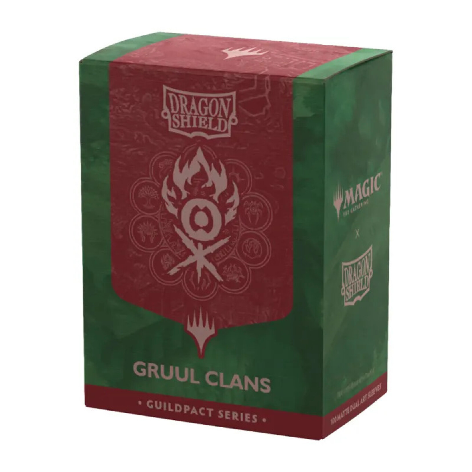 ARCANE TINMEN Gruul Clans: Dual Matte Sleeves: Magic the Gathering (100)