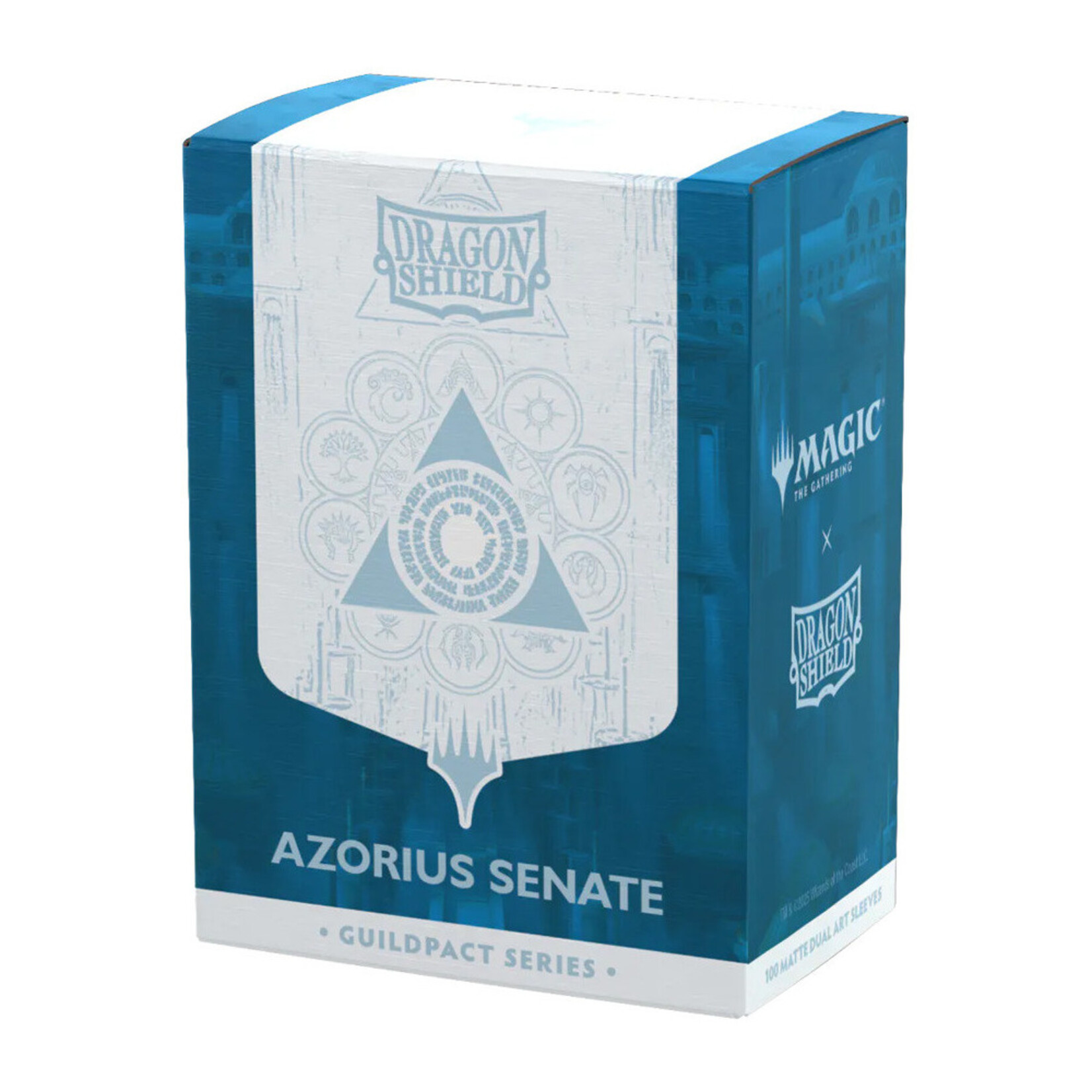 ARCANE TINMEN Azorius Senate: Dual Matte Sleeves: Magic the Gathering (100)
