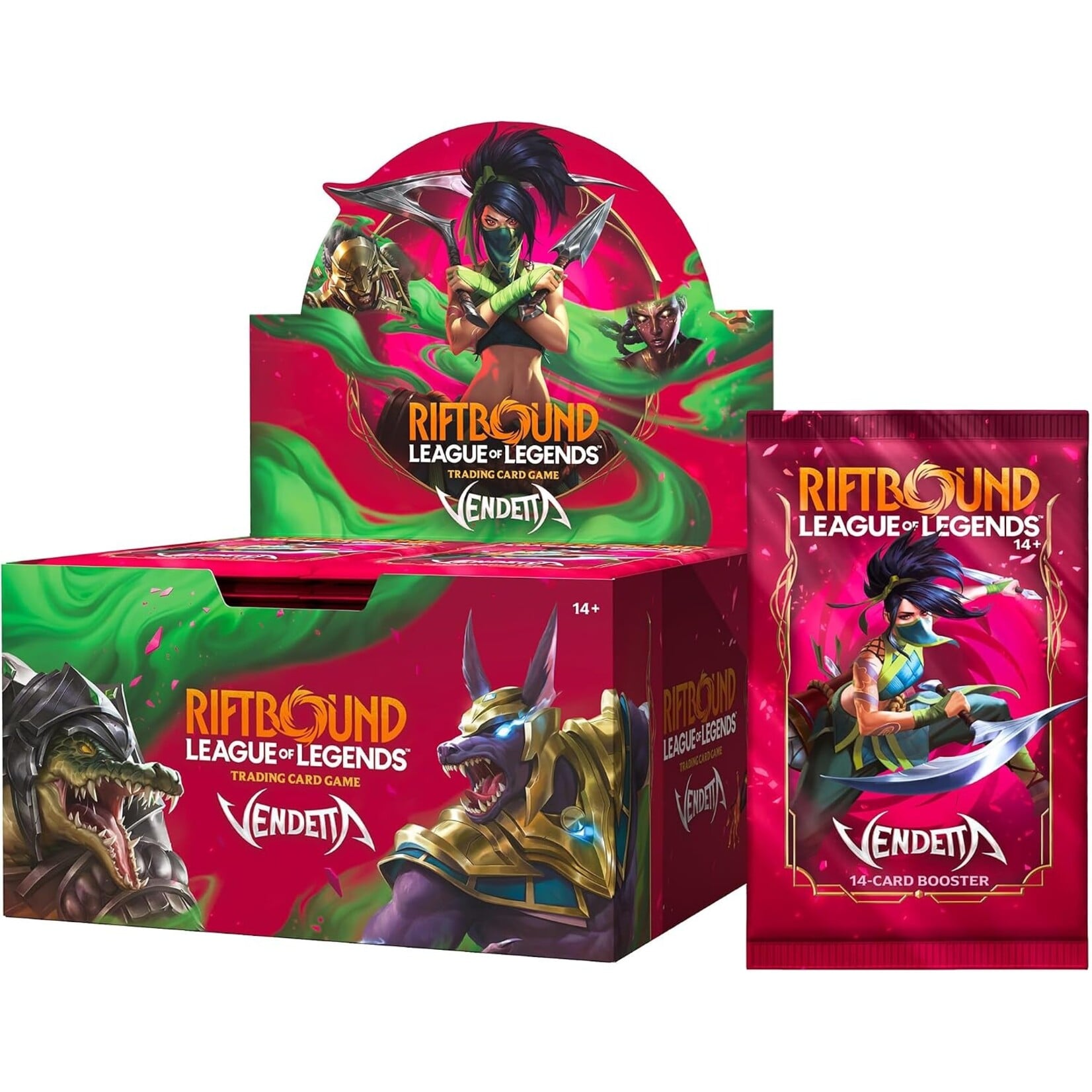 UVS Games Vendetta: Booster Display (24): League of Legends TCG Riftbound: Set 4