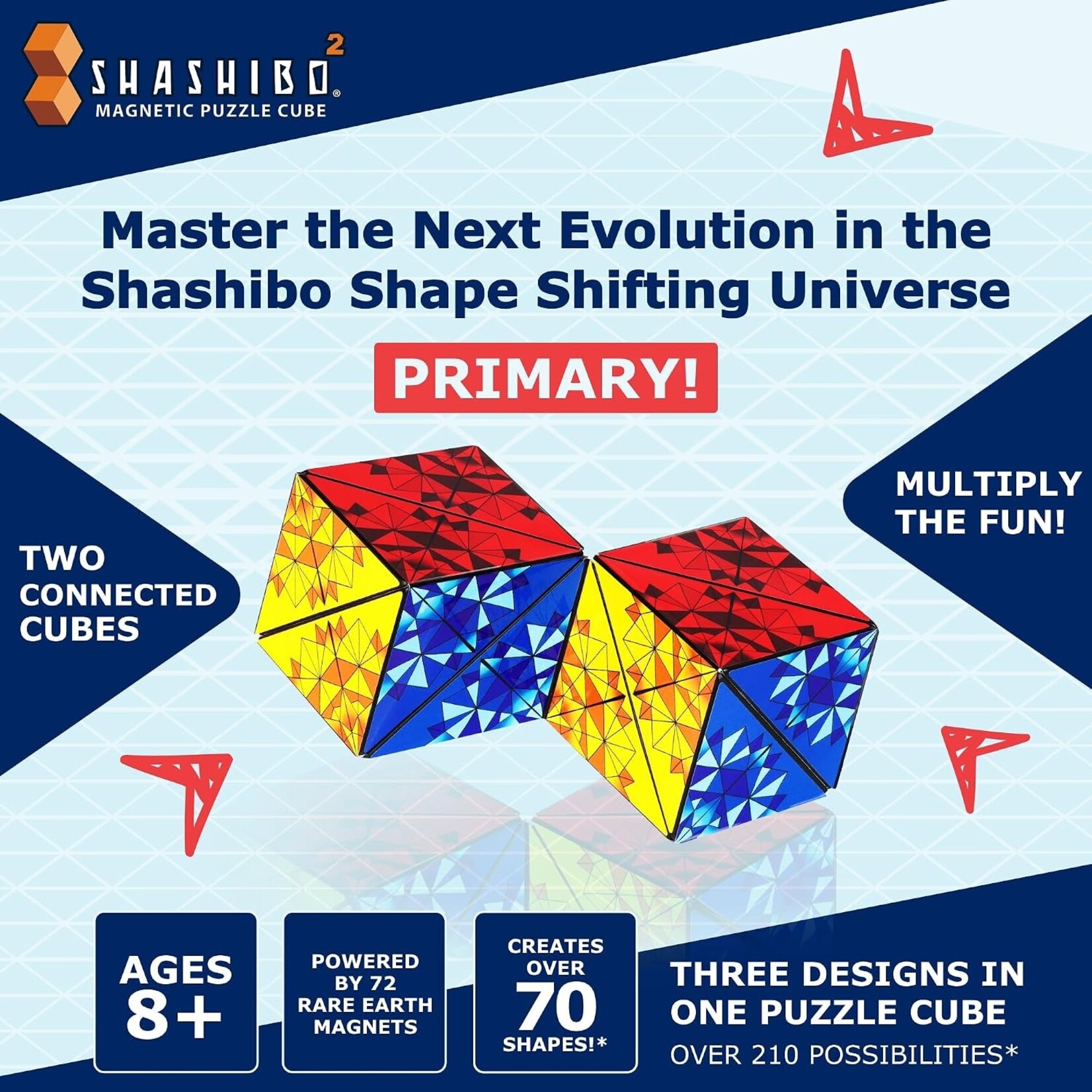 Fun In Motion Toys Shashibo: Icosa: Primary Standard