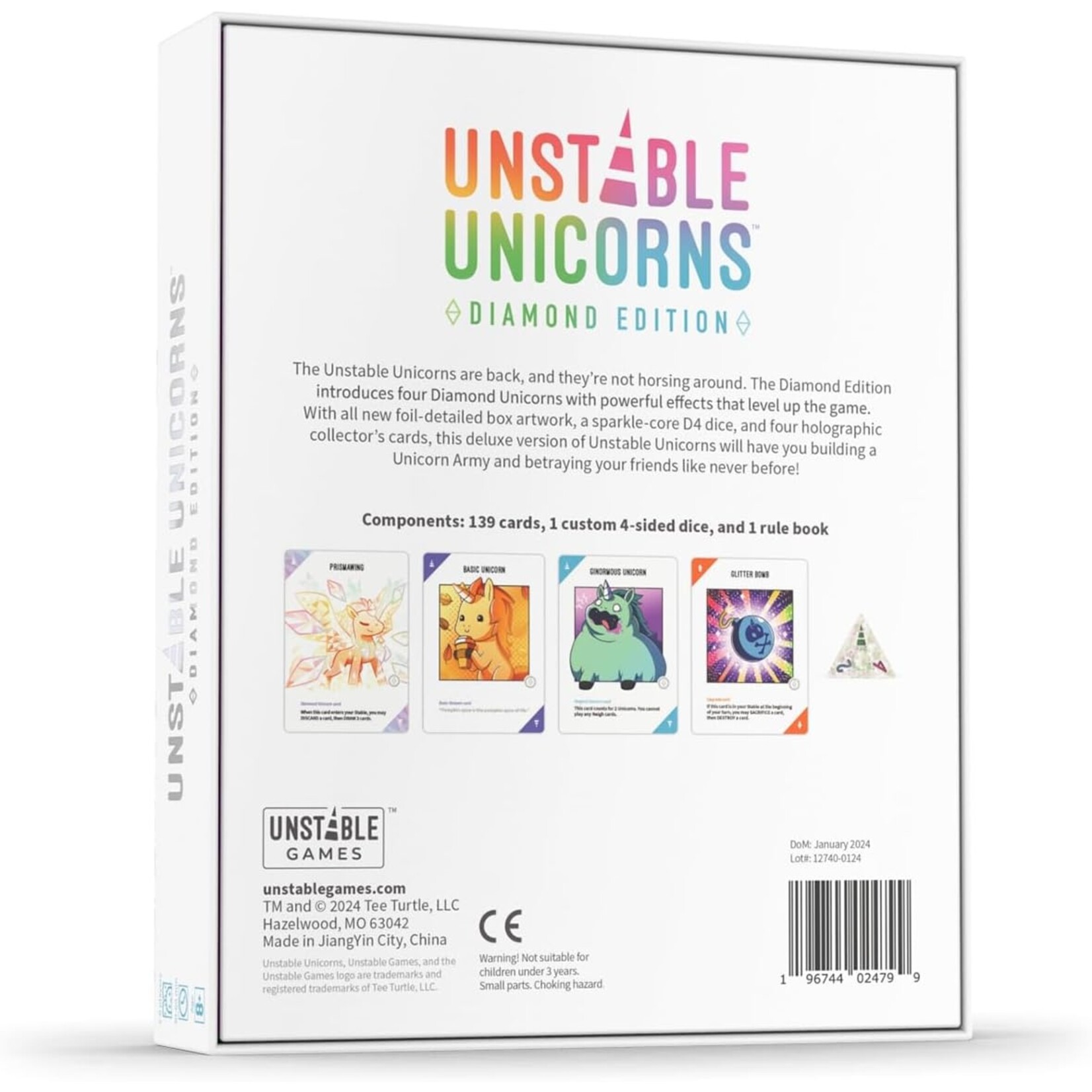 Tee Turtle Unstable Unicorns: Diamond Edition