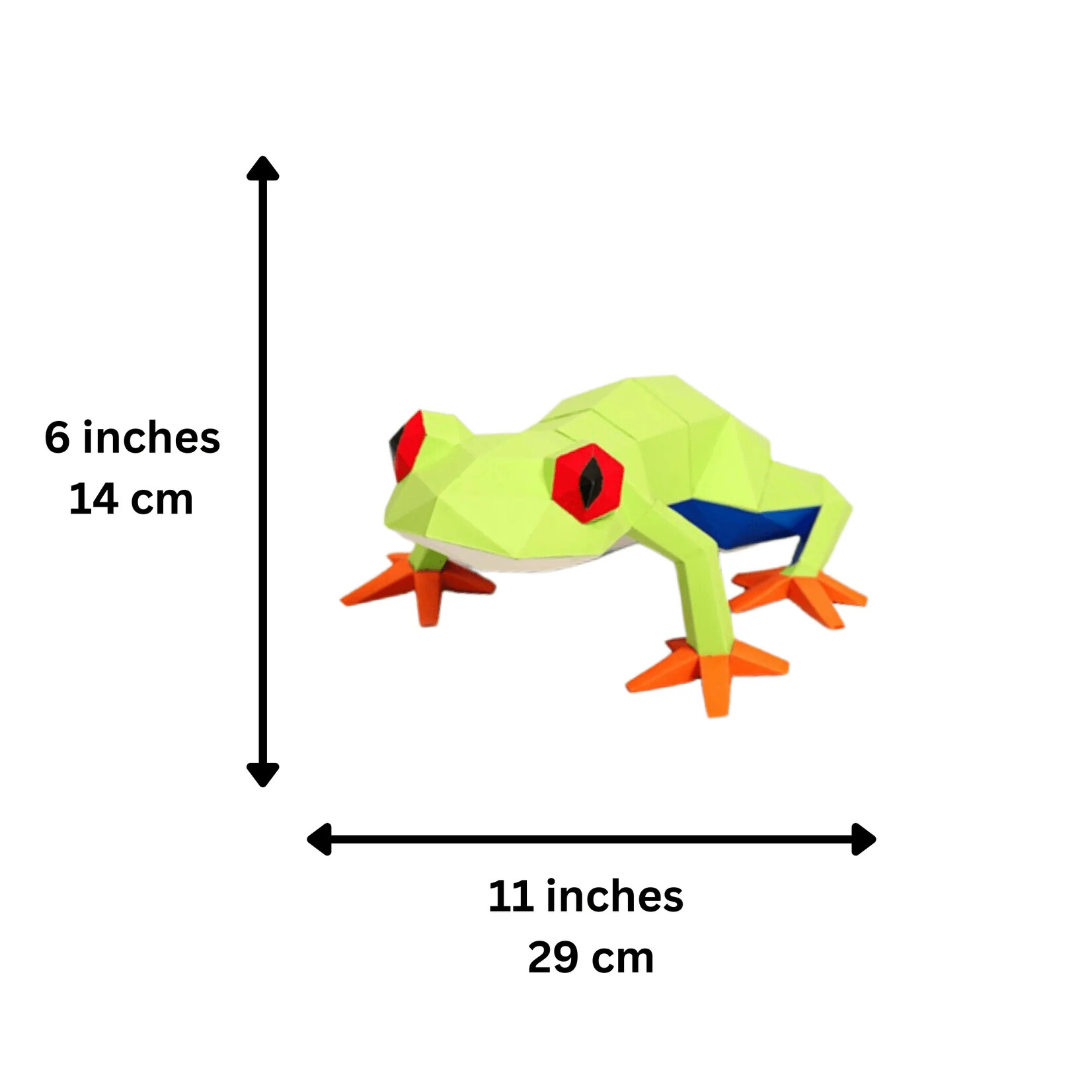 Papercraft World Frog 3D Unique Table Lamps Origami Model