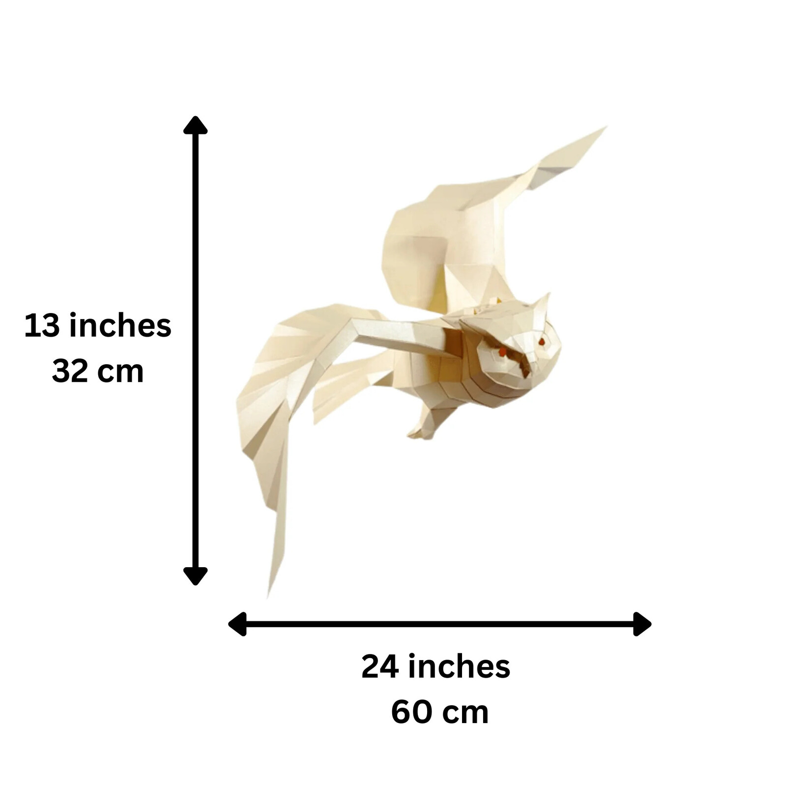 Papercraft World 3D Paper Art Hanging Owl Origami Model