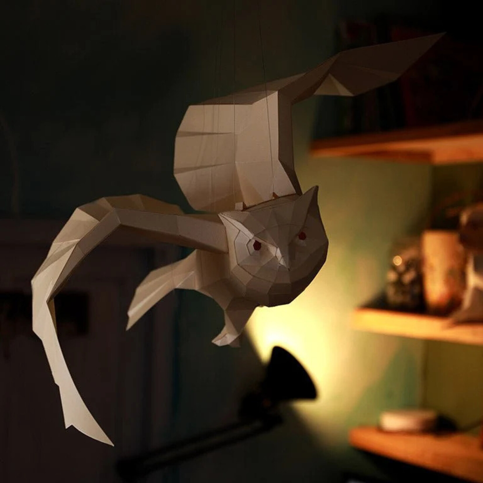 Papercraft World 3D Paper Art Hanging Owl Origami Model
