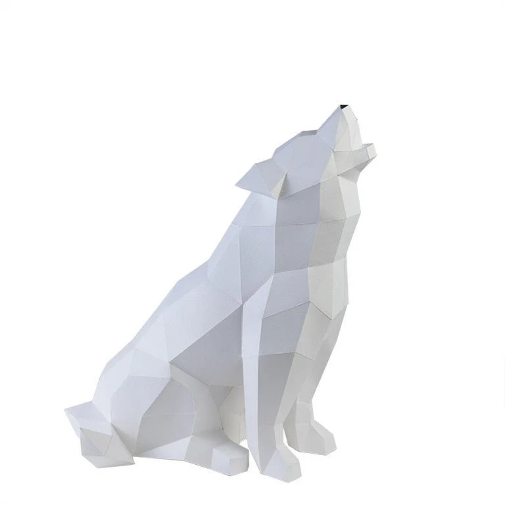 Papercraft World Wolf 3D Papercraft Origami Model, Paper Lamp