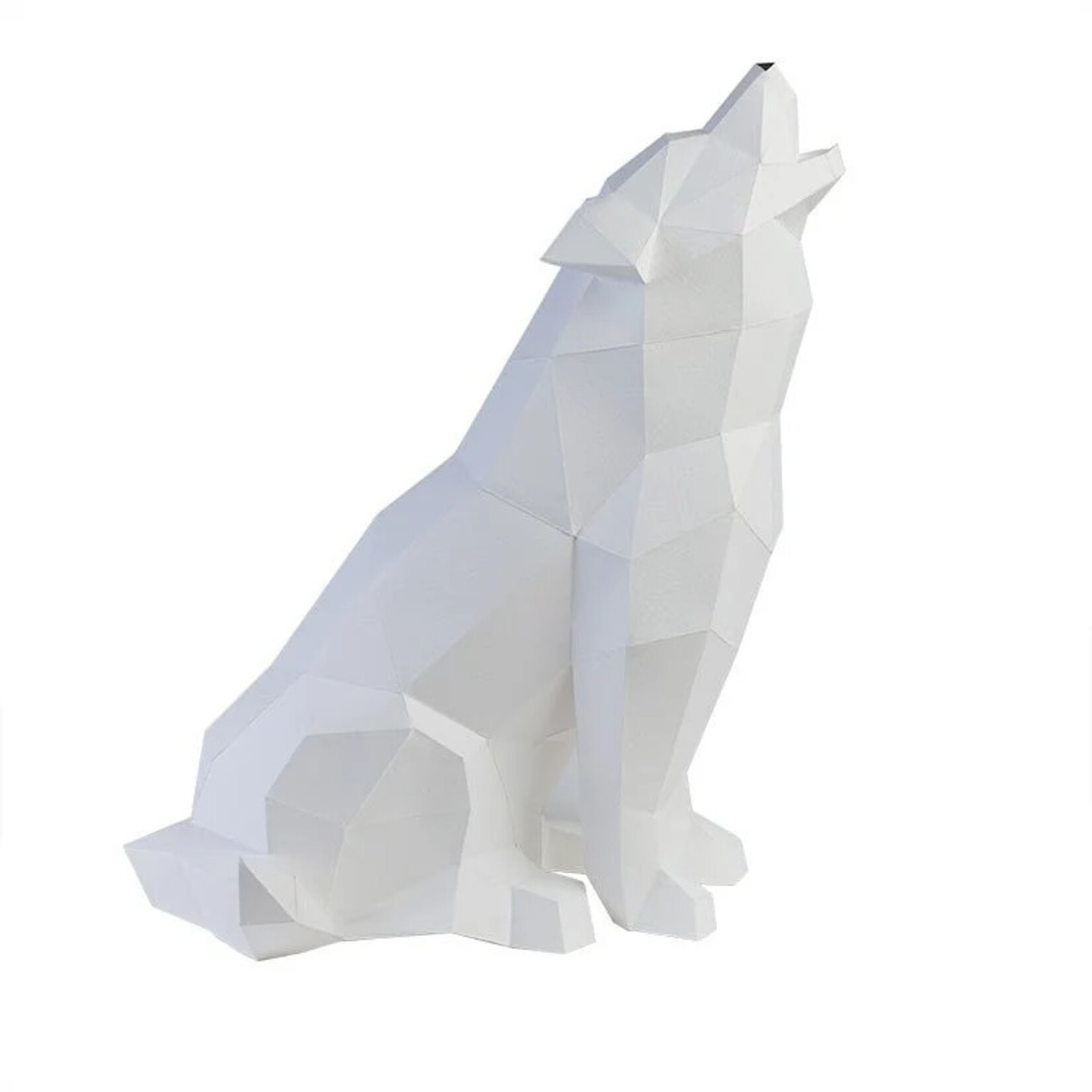 Papercraft World Wolf 3D Papercraft Origami Model, Paper Lamp
