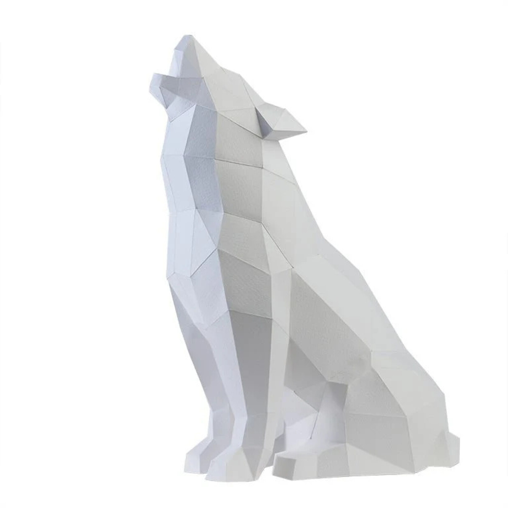 Papercraft World Wolf 3D Papercraft Origami Model, Paper Lamp