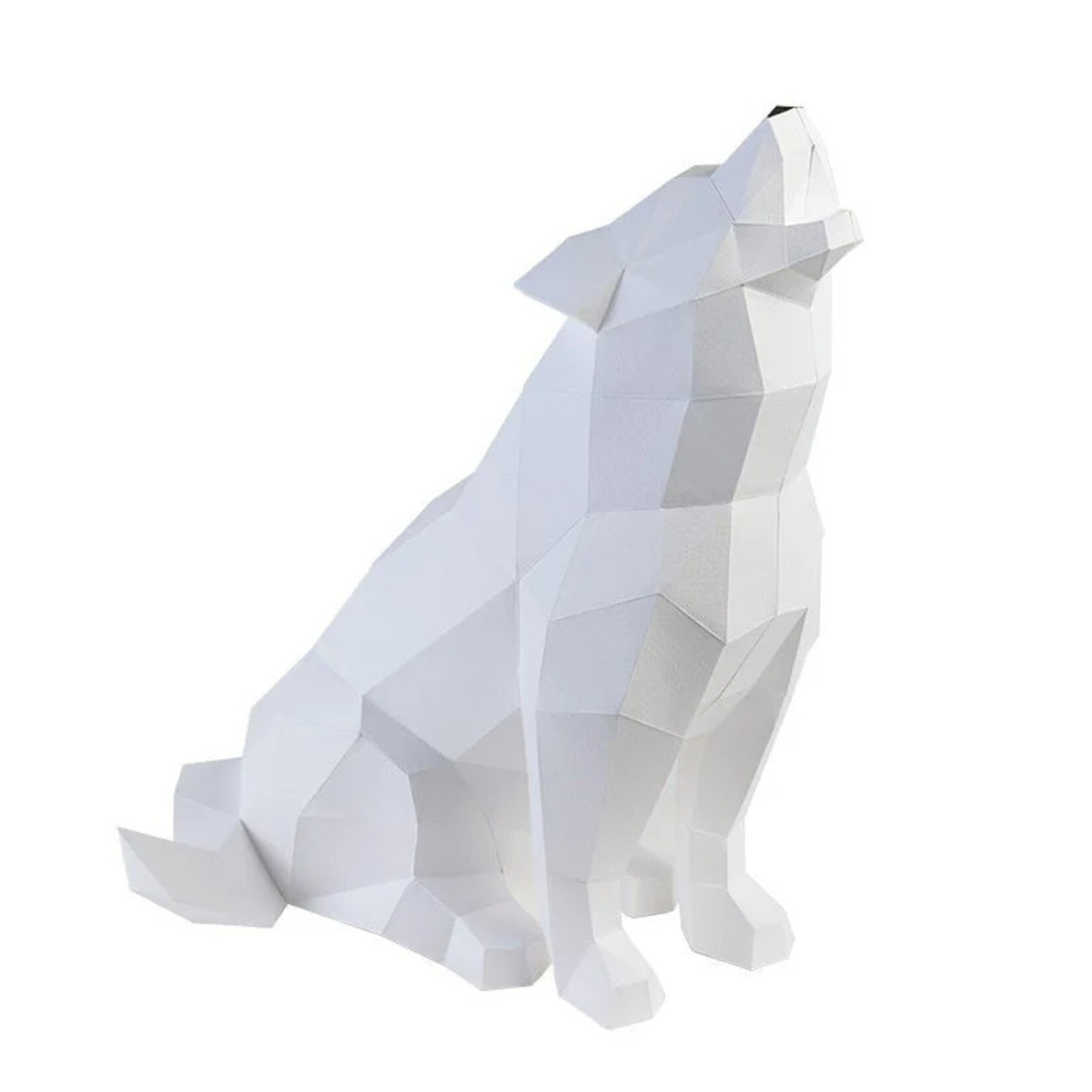 Papercraft World Wolf 3D Papercraft Origami Model, Paper Lamp