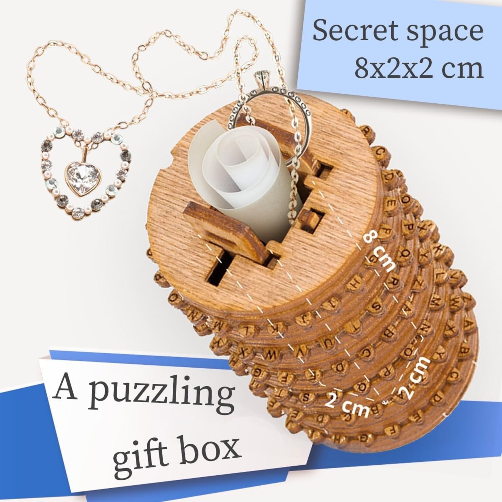 iDventure GmbH Kryptos - Cryptex Wooden Kit.