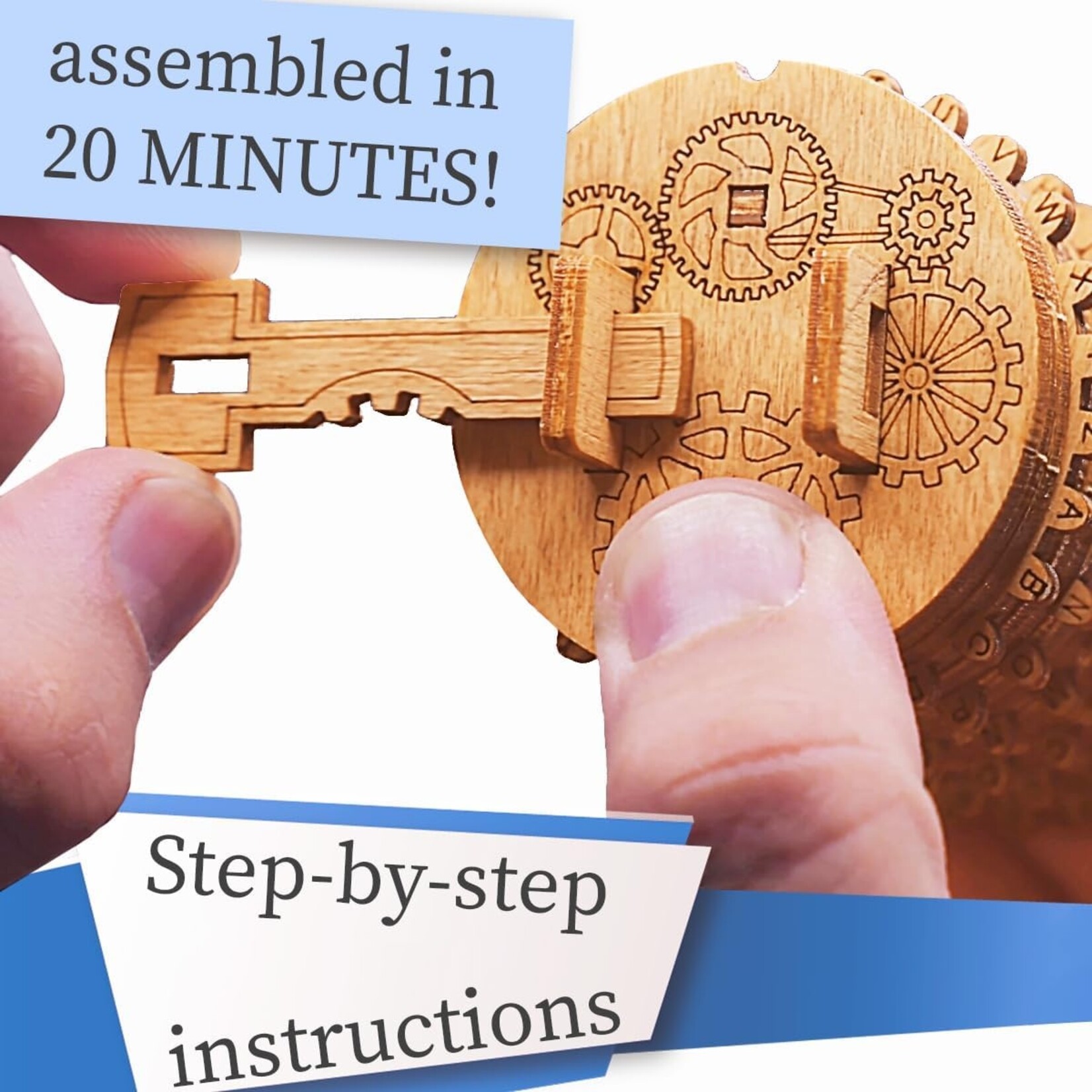 iDventure GmbH Kryptos - Cryptex Wooden Kit.