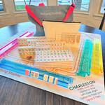Mahjong Studios Rose Dragon American Mahjong  Bundle  - Multi-Color Trays and Pastel Mat