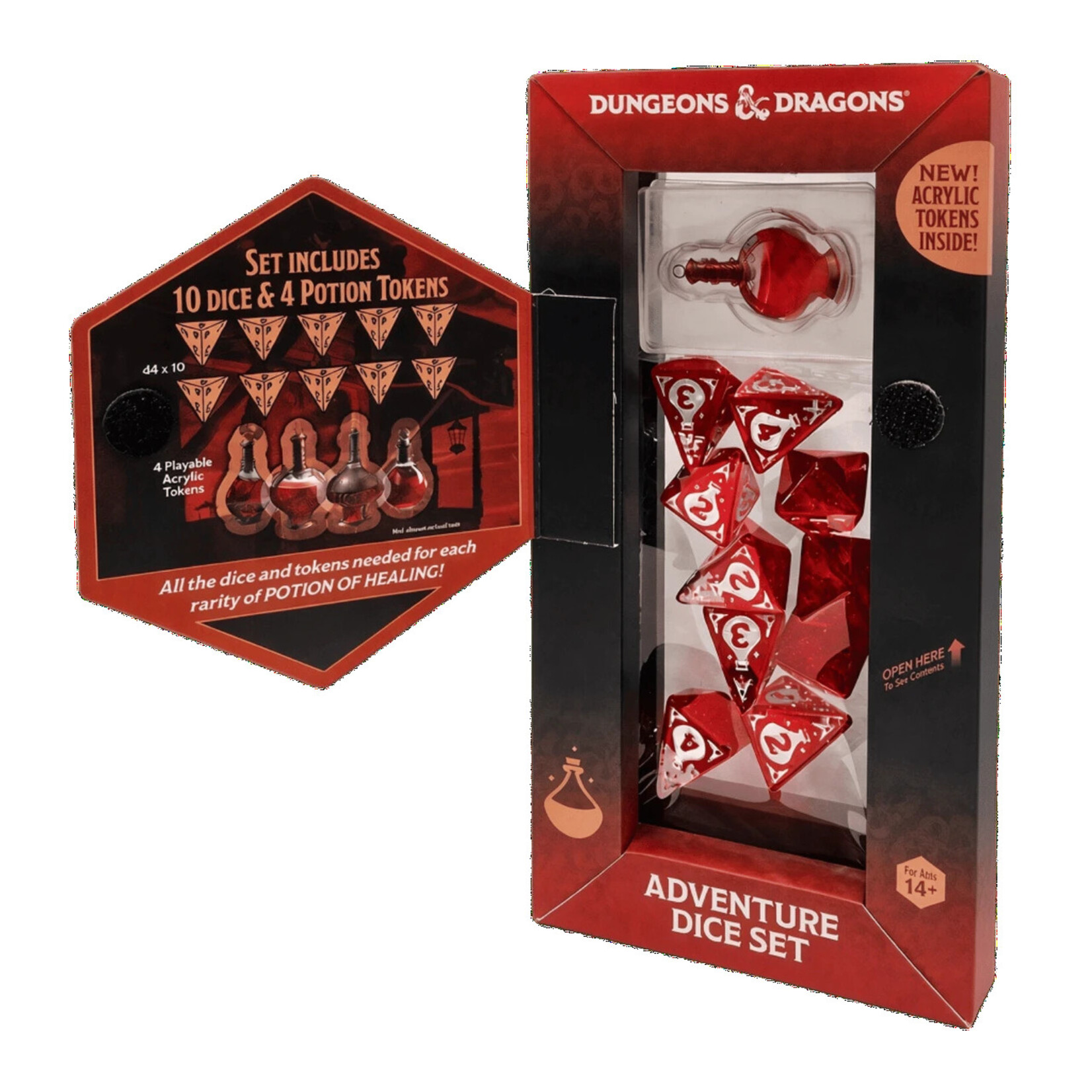 Sirius Dice D&D Adventure Dice: Healing Potion Red