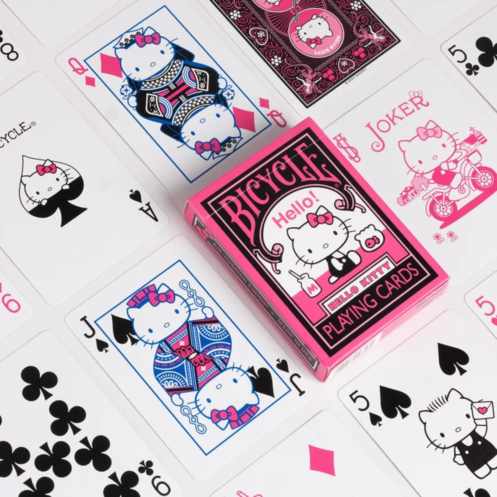 Bicycle Hello Kitty Black and Pink: Bicycle Playing Cards