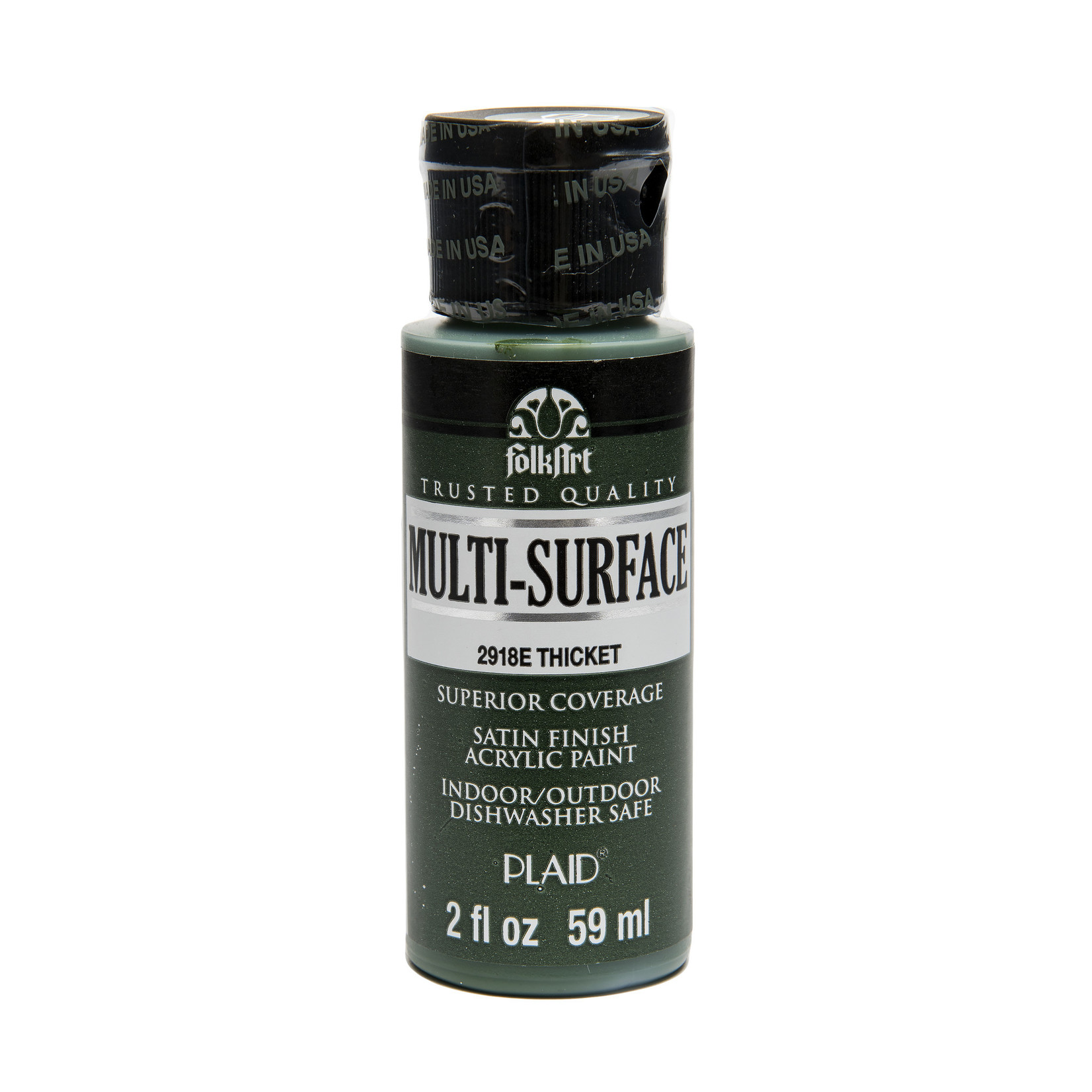 Plaid - FolkArt FolkArt Multi-Surface Satin - Thicket, 2 fl oz