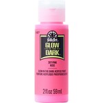 Plaid - FolkArt FolkArt Glow in the Dark - Pink, 2 fl oz