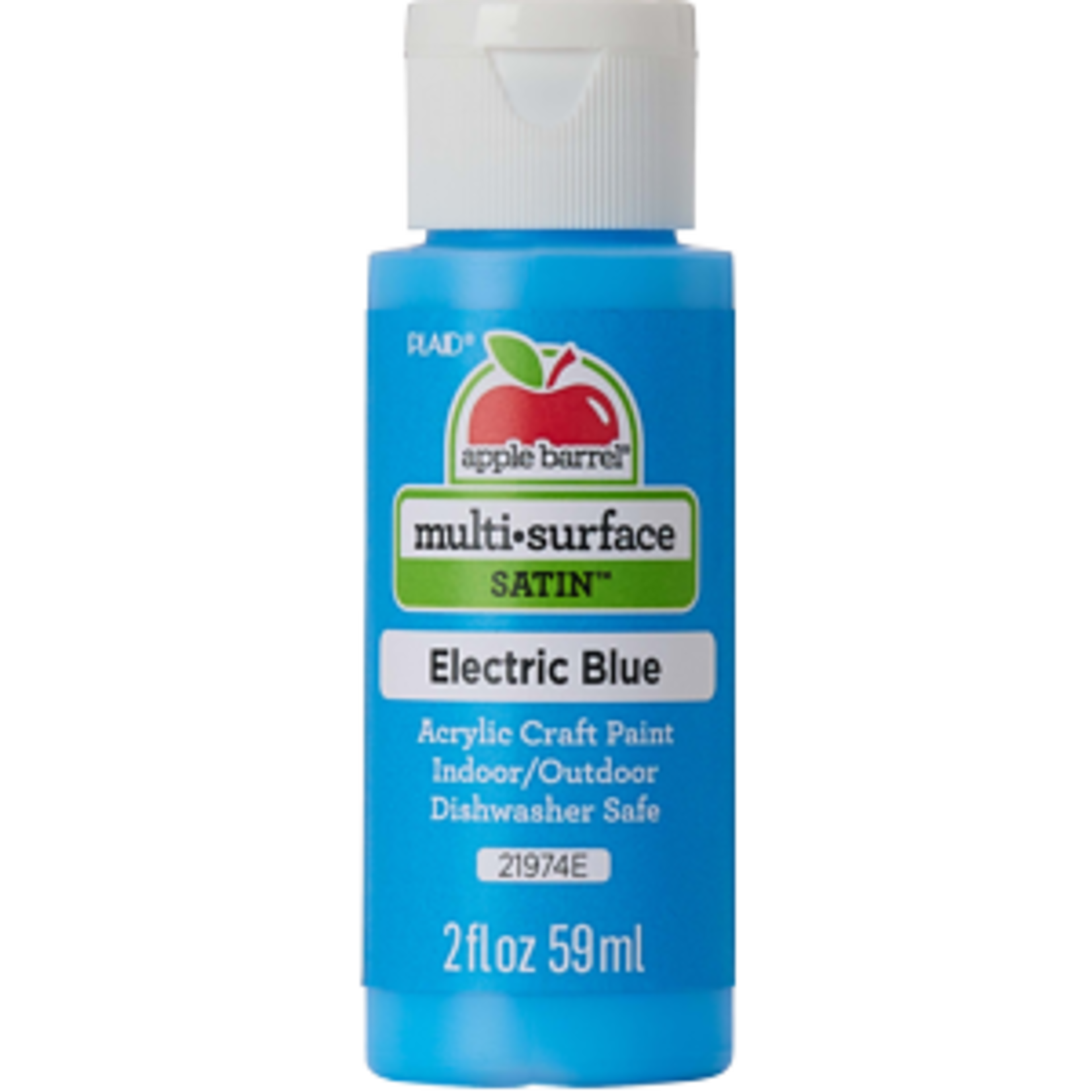 Apple Barrel Apple Barrel  Multi-Surface Satin - Electric Blue, 2 fl oz