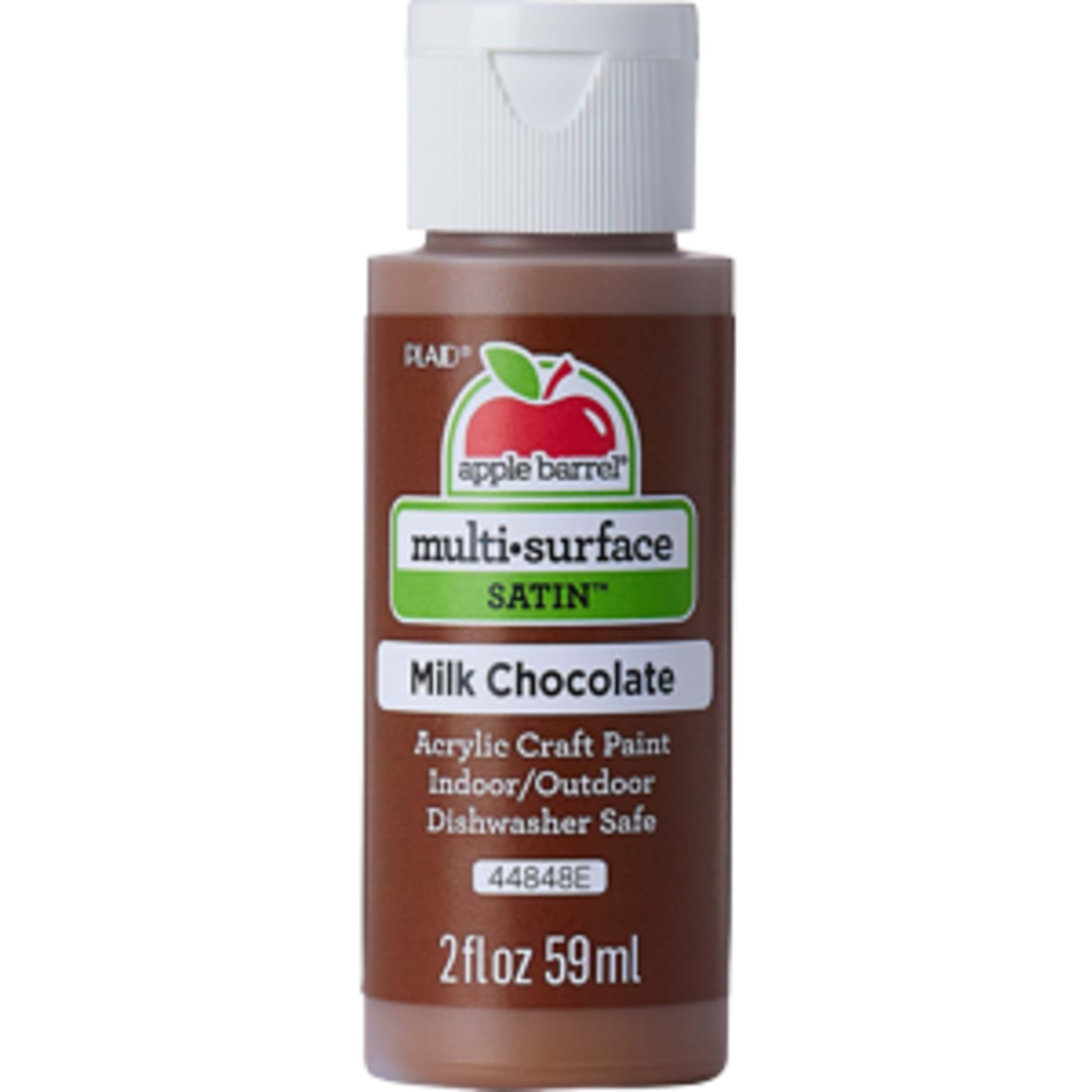 Apple Barrel Apple Barrel  Multi-Surface Satin - Milk Chocolate, 2 fl oz