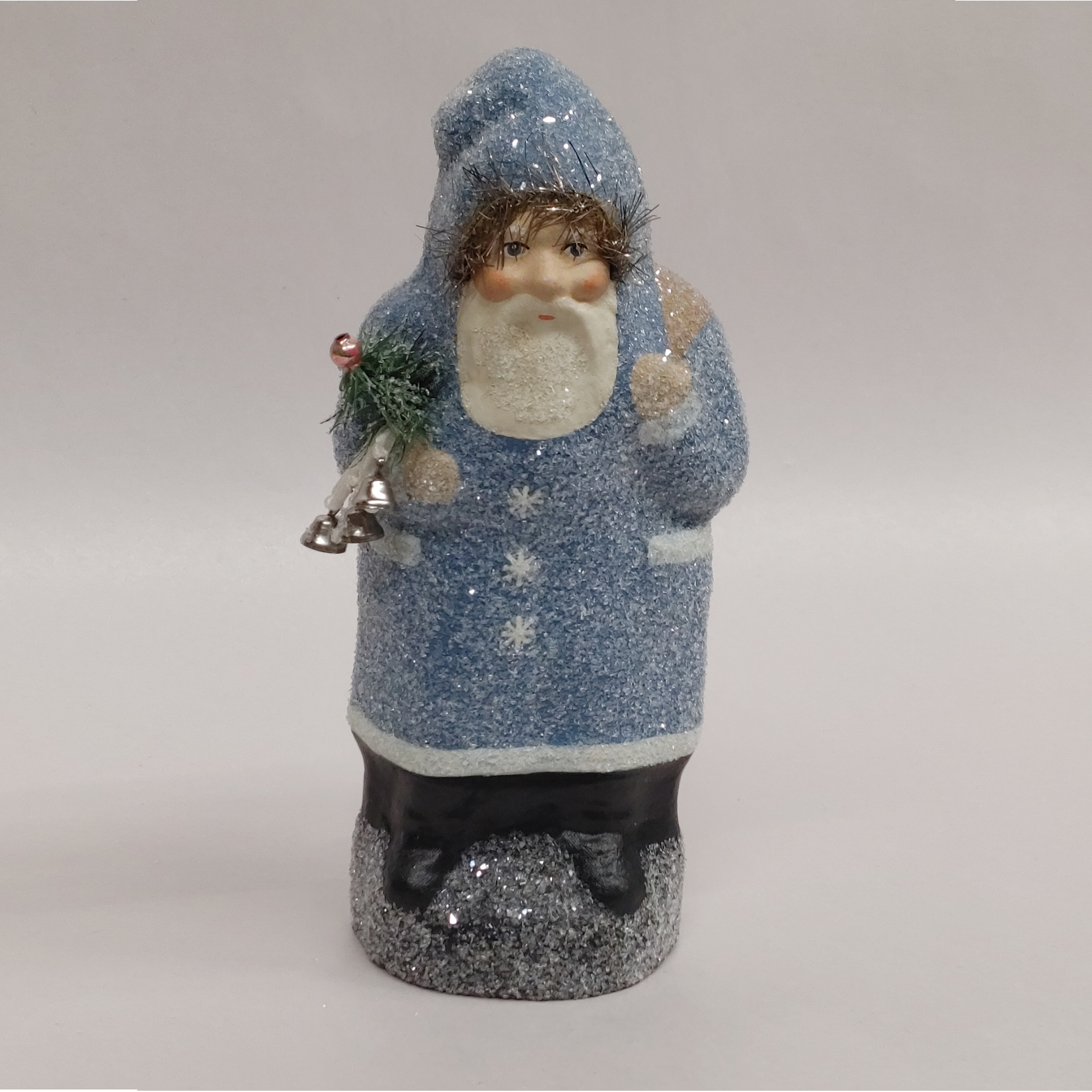 SGB Belsnickel - Old World - Wedgewood Blue w/Glass Glitter