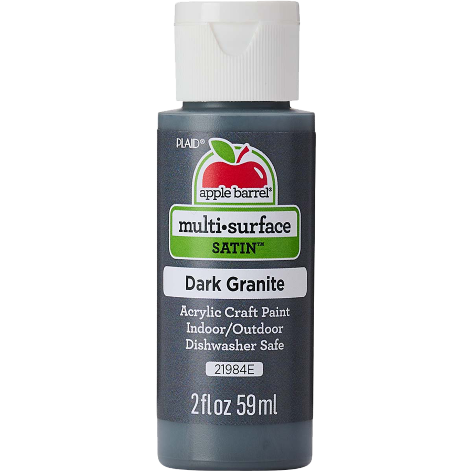 Apple Barrel Apple Barrel  Multi-Surface Satin - Dark Granite, 2 fl oz