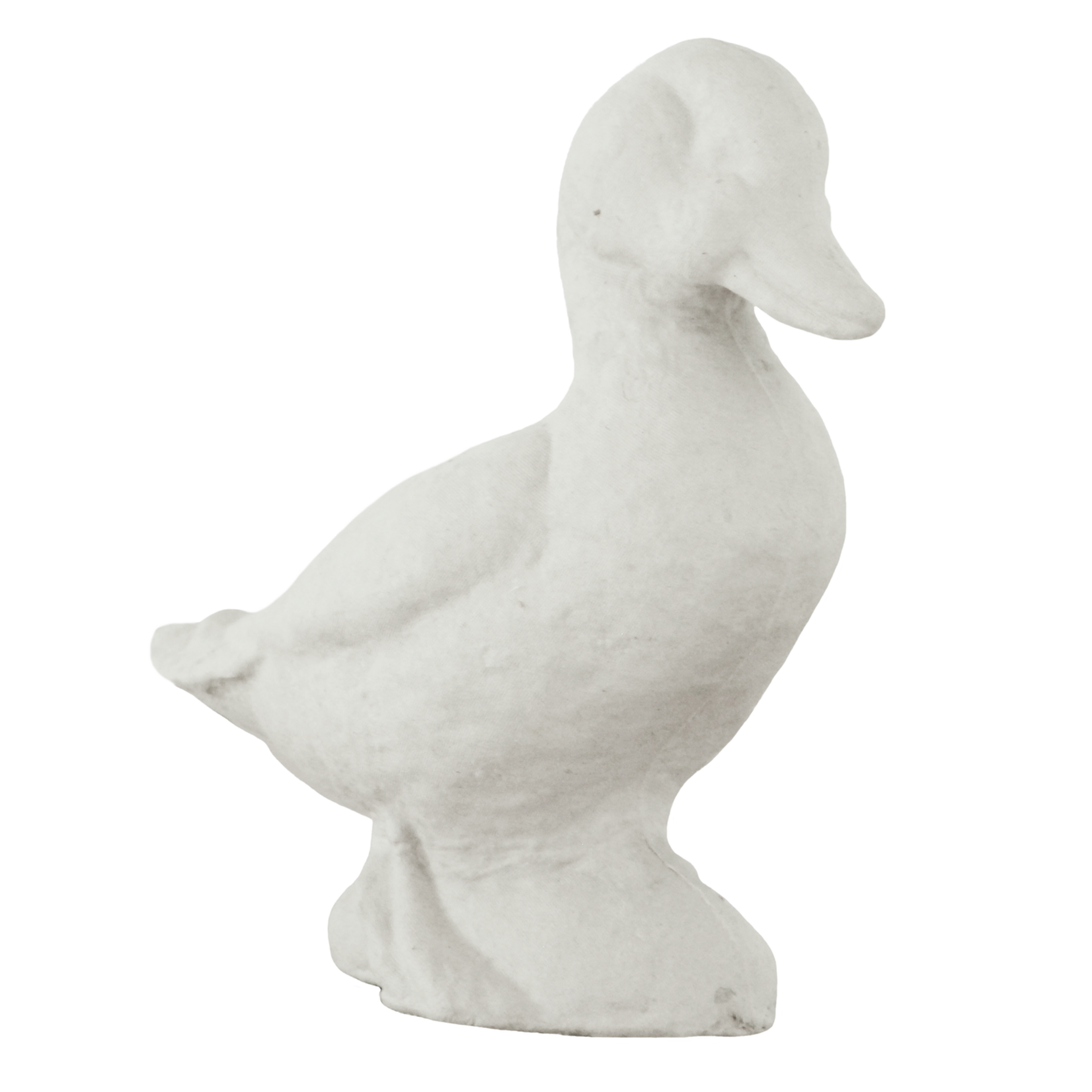 Bare Naked Crafts BNC Standing Duck - Paper Mache  - Prepped w/Gesso