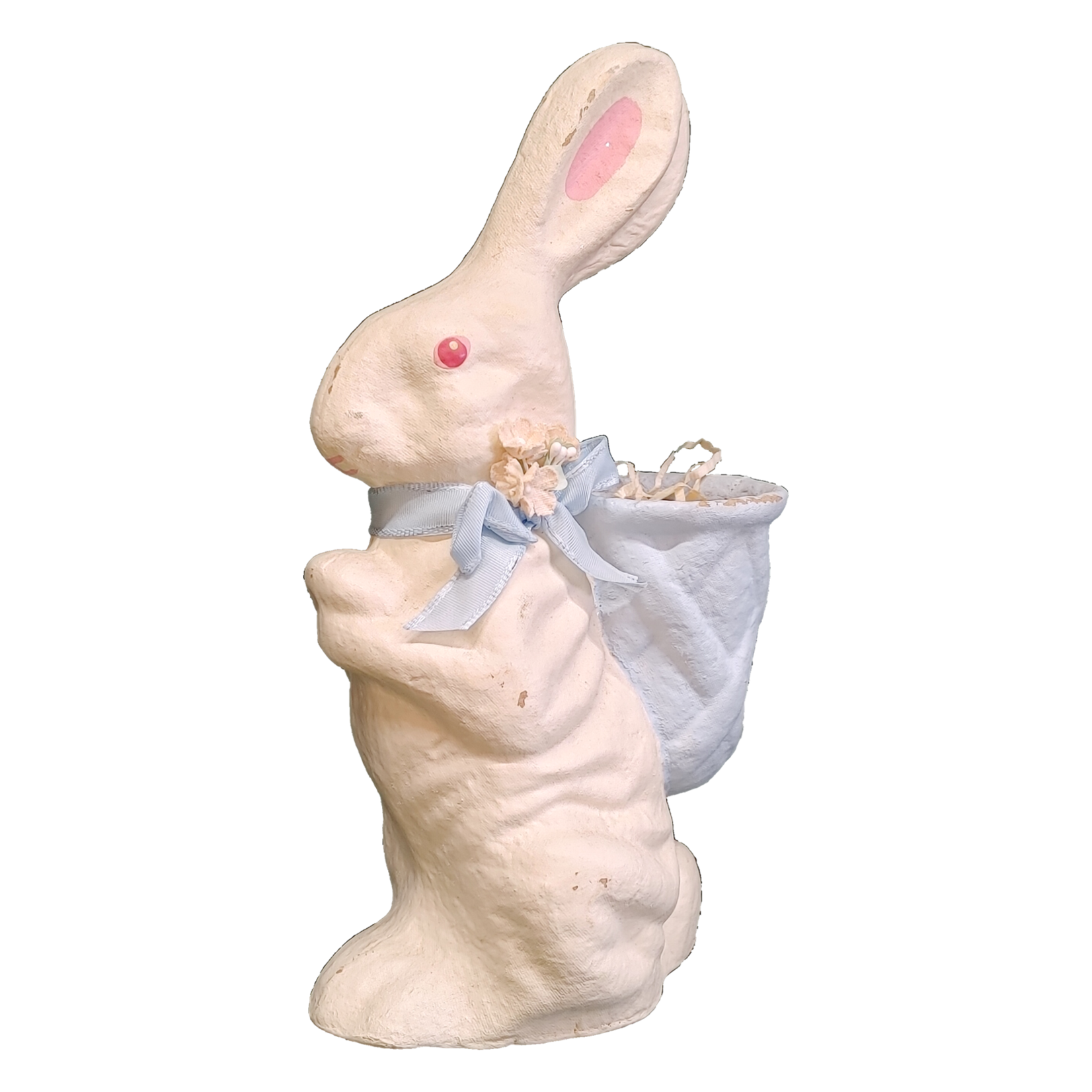 Seasons Gone By Basket Rabbit - Handpainted