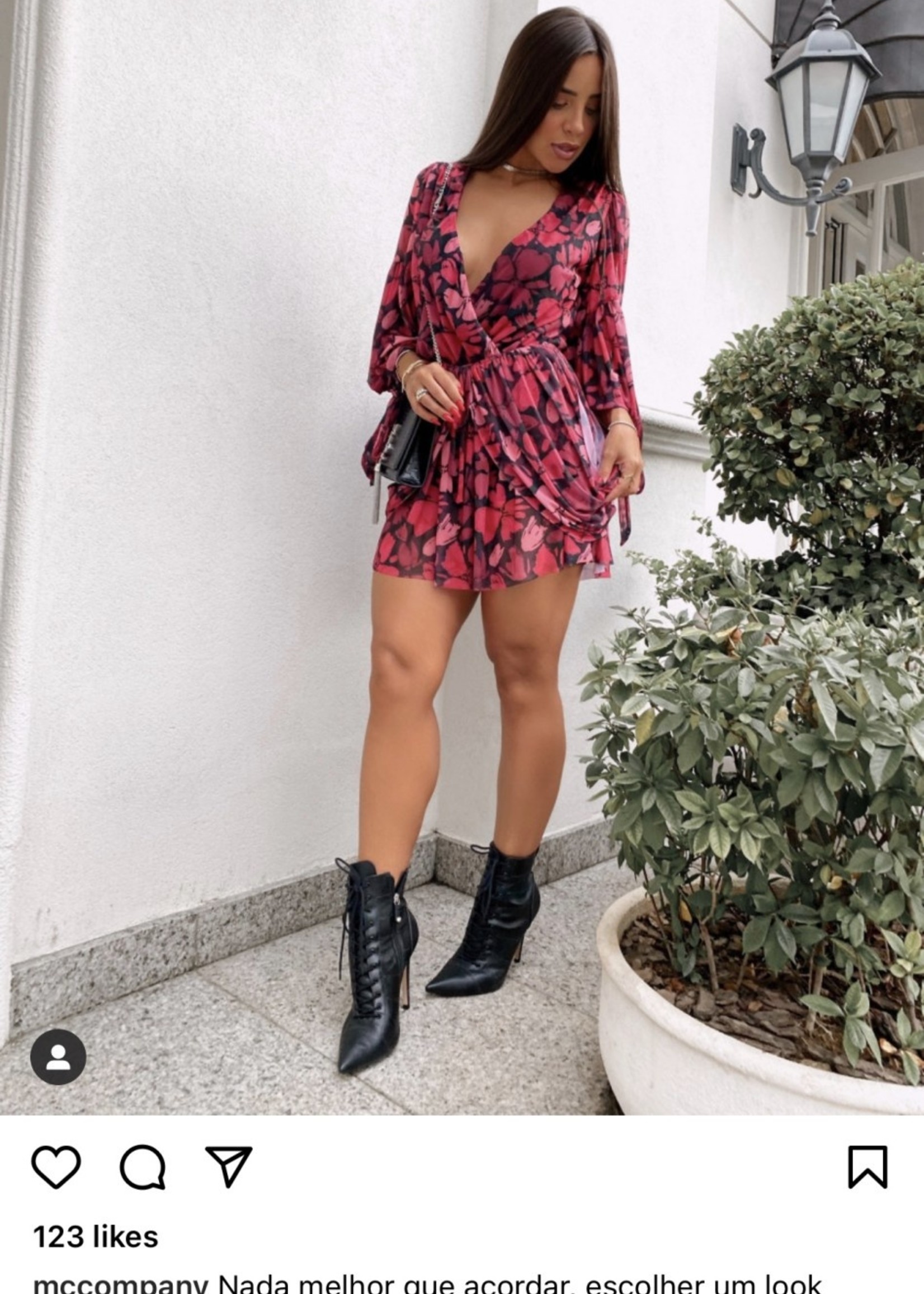 MC Company Short Floral Dress