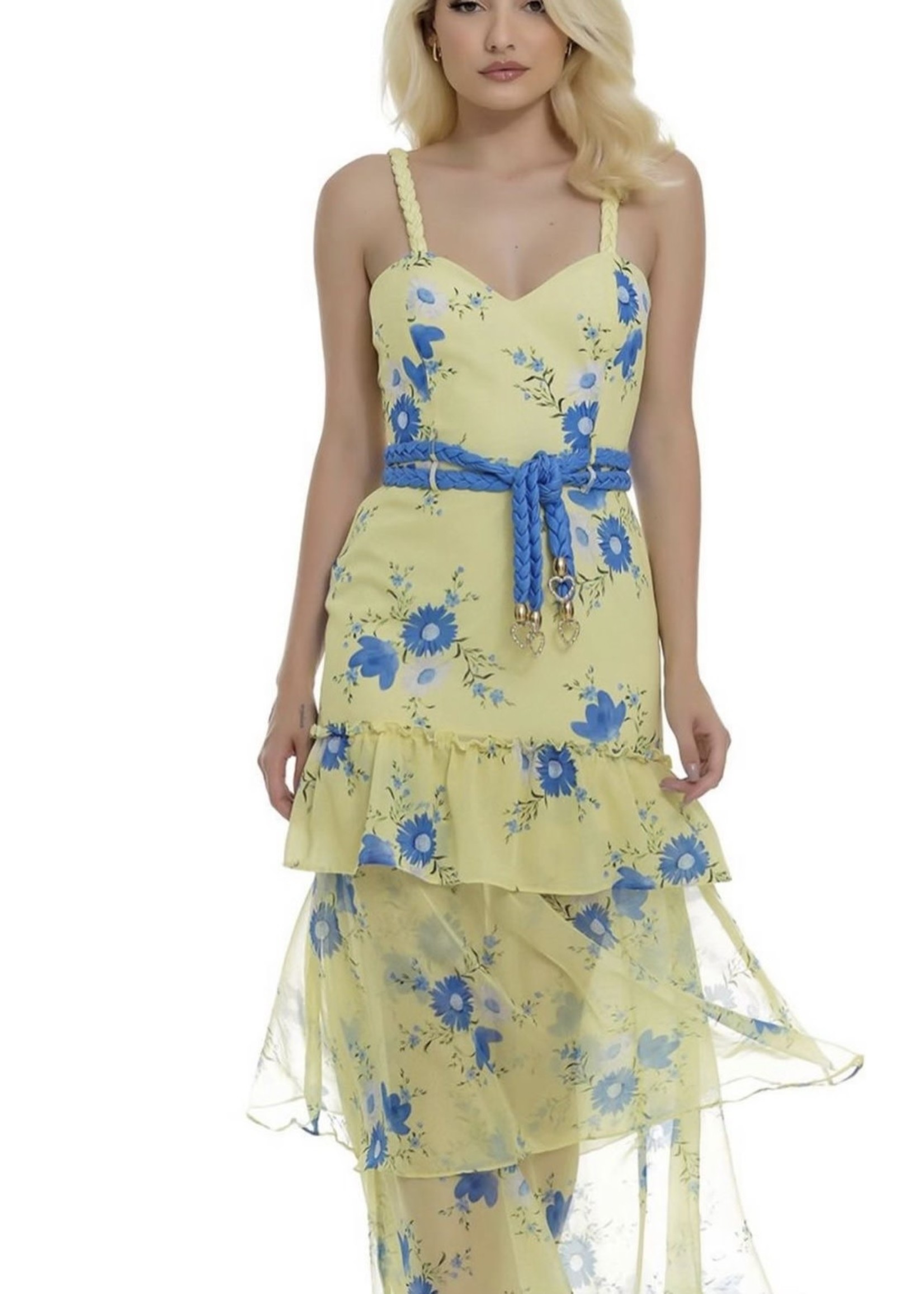 RAZZO Long Dress Floral