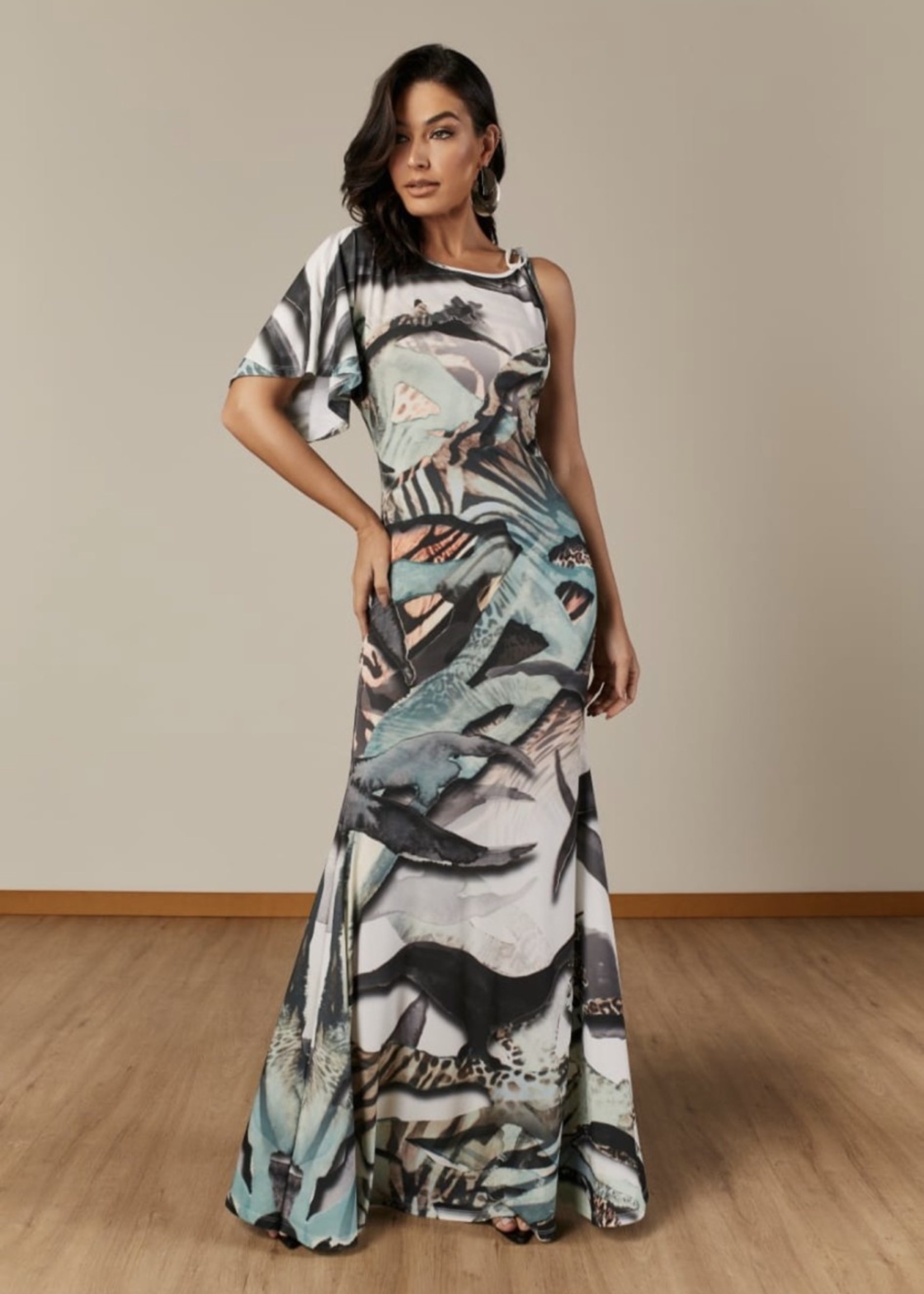 Luxo Dress Multi Color