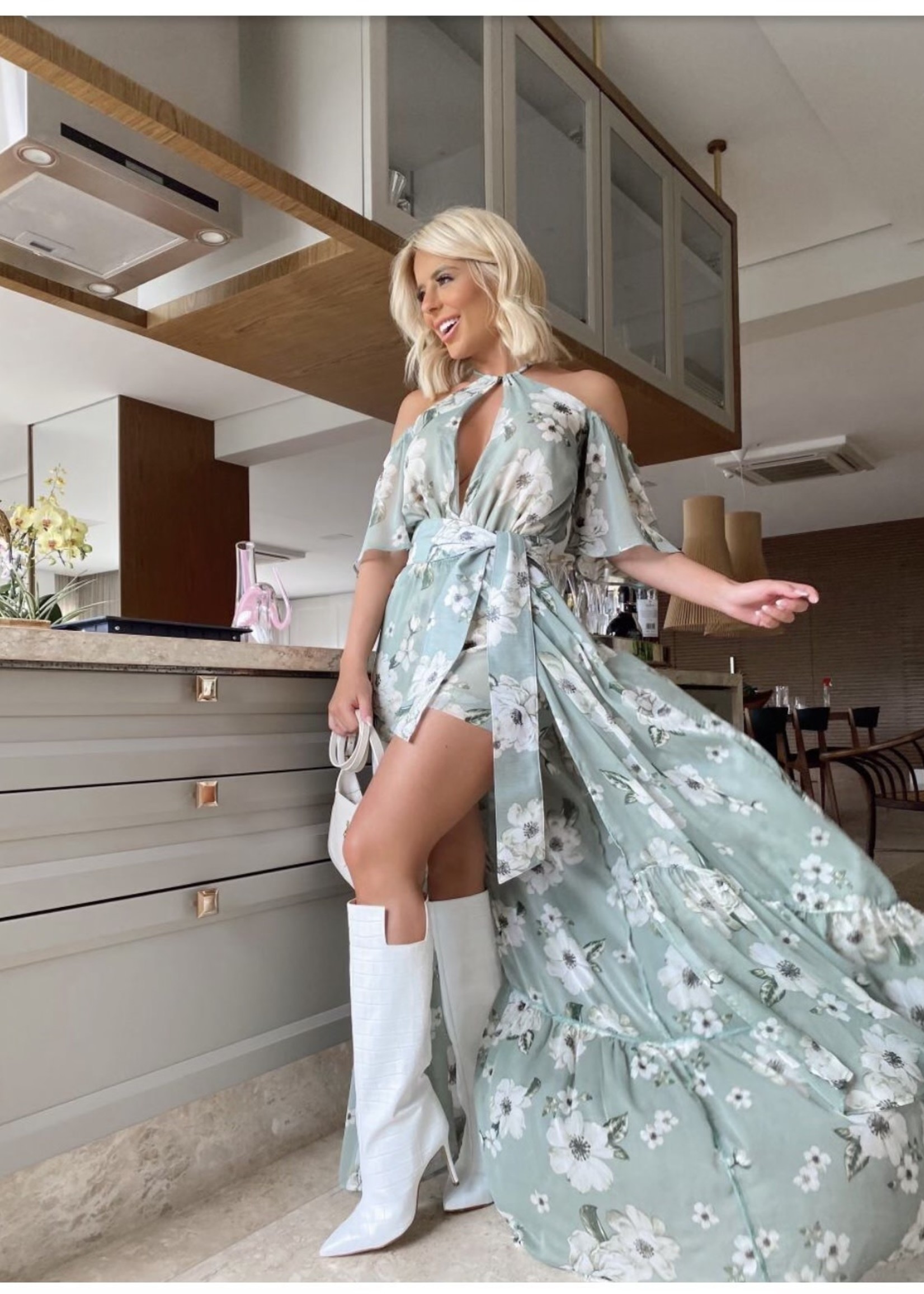 MC Company Maxi Floral Dress