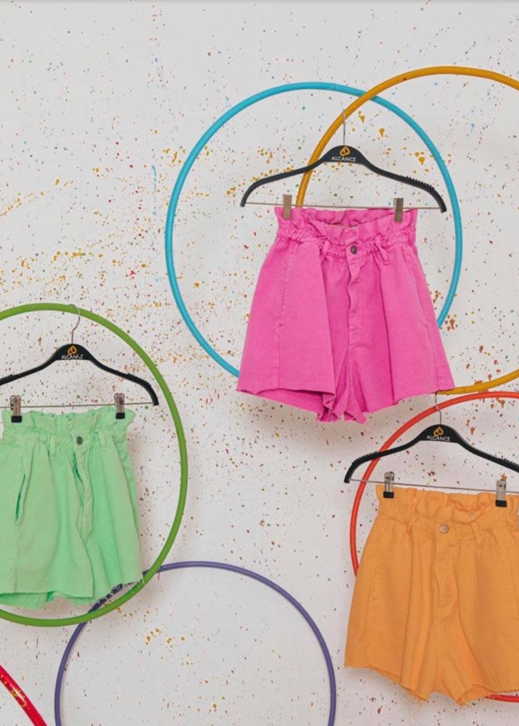 Alcance High Waist Colored Shorts