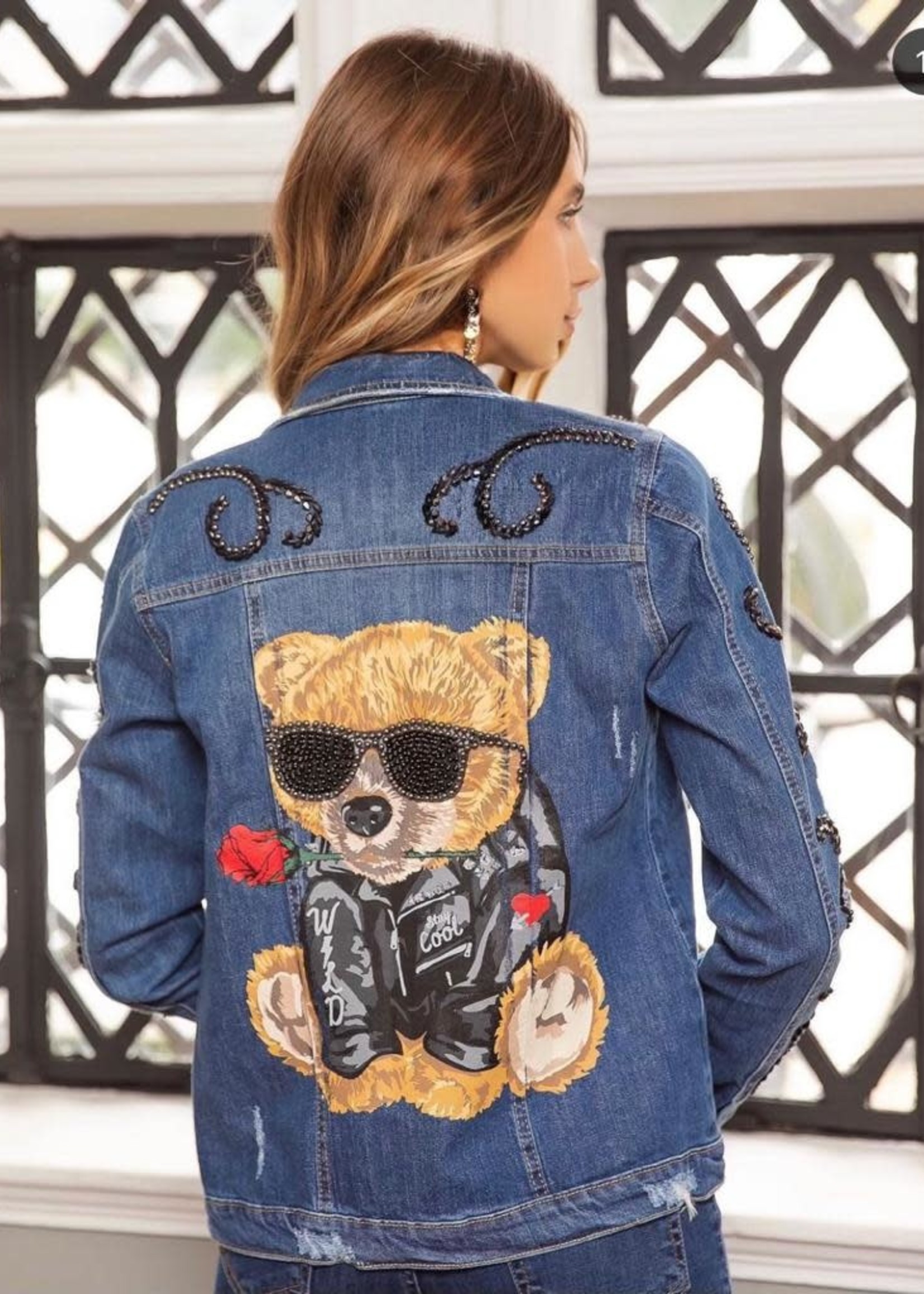 Amazon.com: Teddy Bear Toddler Hooded Denim Jacket - Funny Jean Jacket - Bear  Denim Jacket for Kids - Denim with Black, 12-18 Months : Clothing, Shoes &  Jewelry
