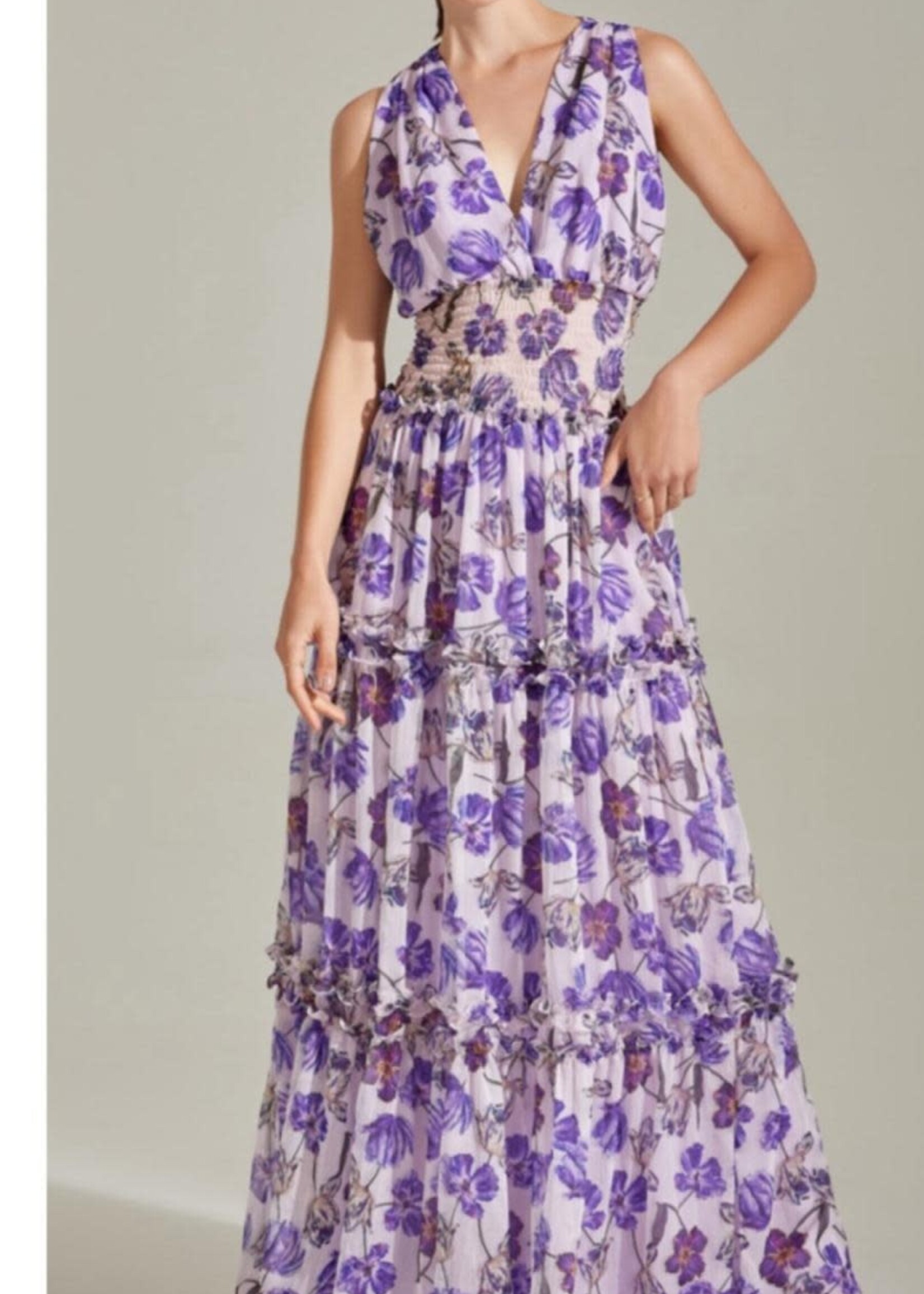 ANNIE PESTANA Party Spring Lilas Dress
