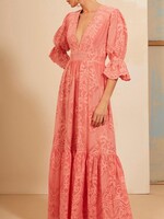 ANNIE PESTANA Coral Small party dress