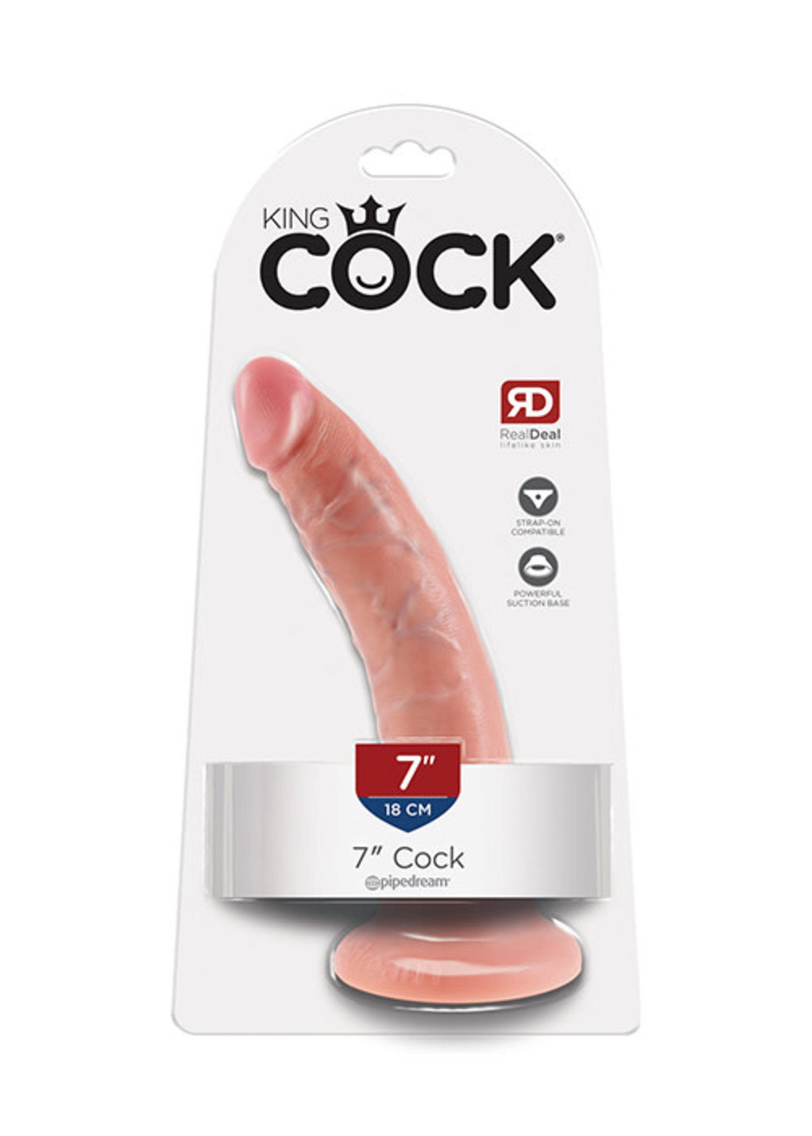 King Cock King Cock - 7" Cock - Flesh