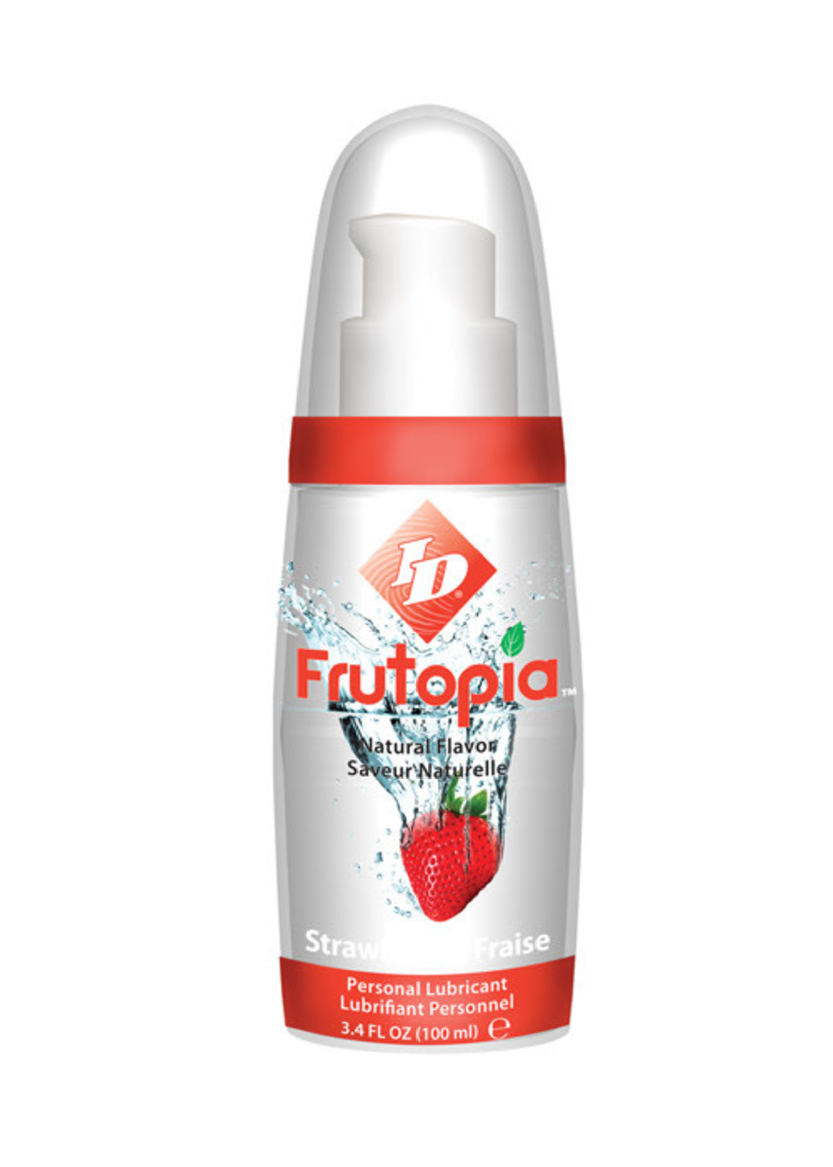 ID Lubricants ID Frutopia Natural Lubricant - 3.4 oz Strawberry