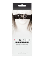 Sinful Sinful - O Ring  Mouth GAG - Black