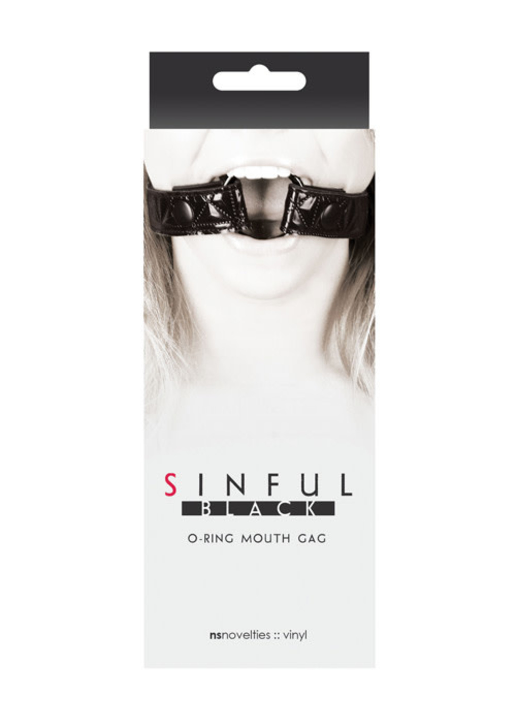 Sinful Sinful - O Ring  Mouth GAG - Black