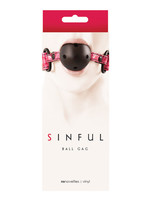 Sinful Sinful Ball Gag - Pink