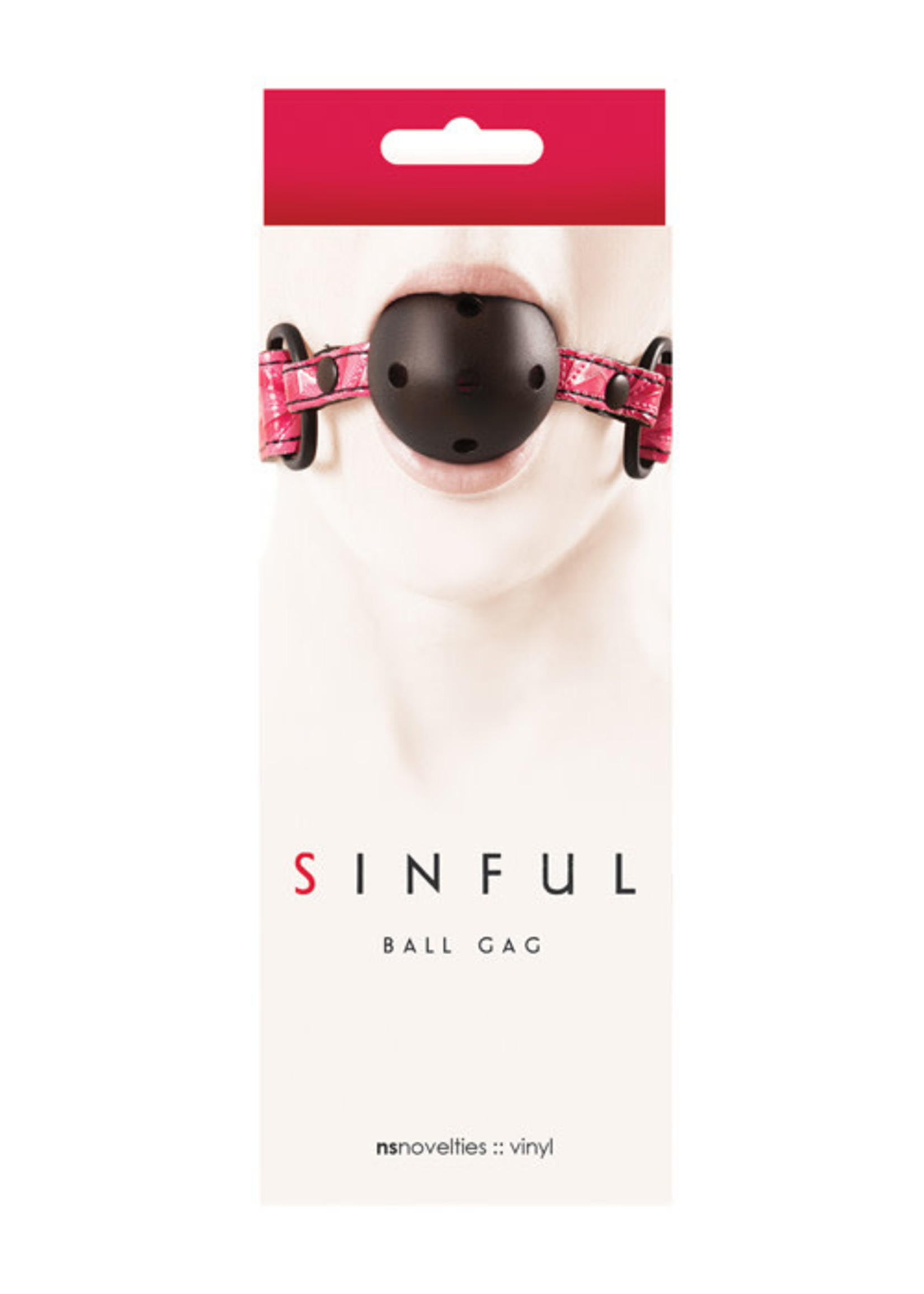 Sinful Sinful Ball Gag - Pink