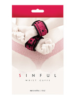 Sinful Sinful Wrist Cuffs - Pink