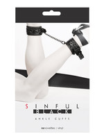 Sinful Sinful Ankle Cuffs - Black
