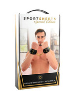 Sports Sheets Sportsheets Cuffs & Blindfold Set - Special Edition