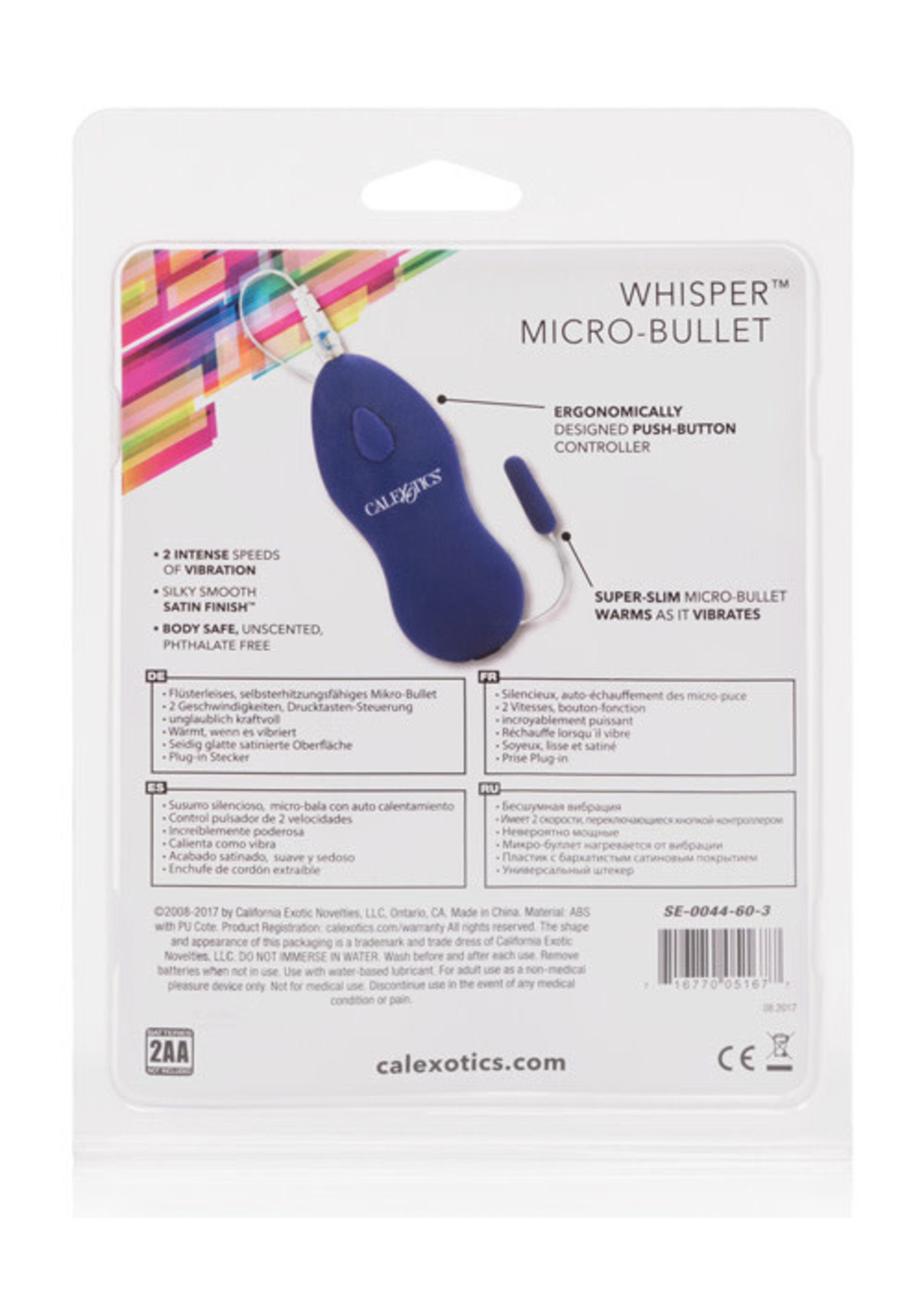 CalExotics Whisper Micro Bullet Purple