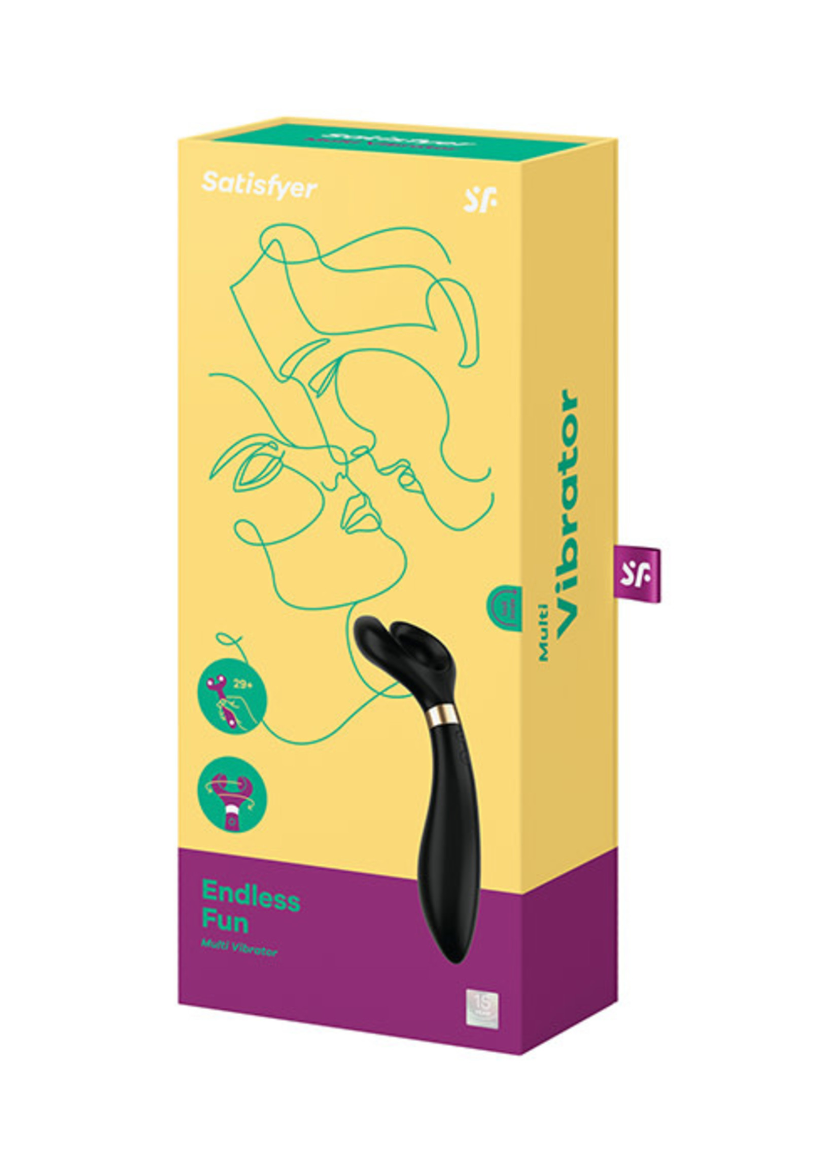Satisfyer Satisfyer Endless Fun Multi Vibrator - Black