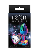 Rear Assets Rear Assets Multicolor Heart Small - Clear