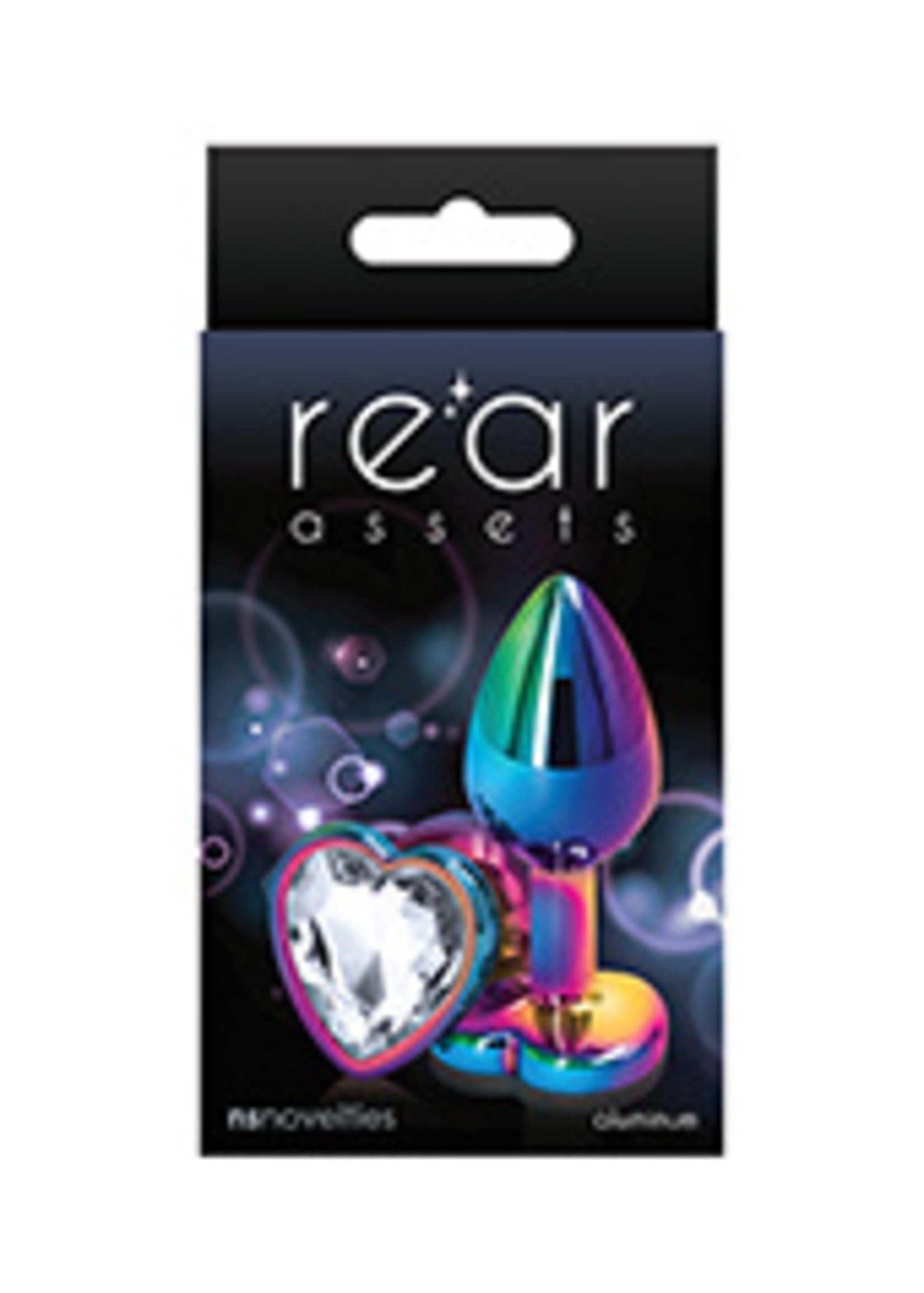 Rear Assets Rear Assets Multicolor Heart Small - Clear