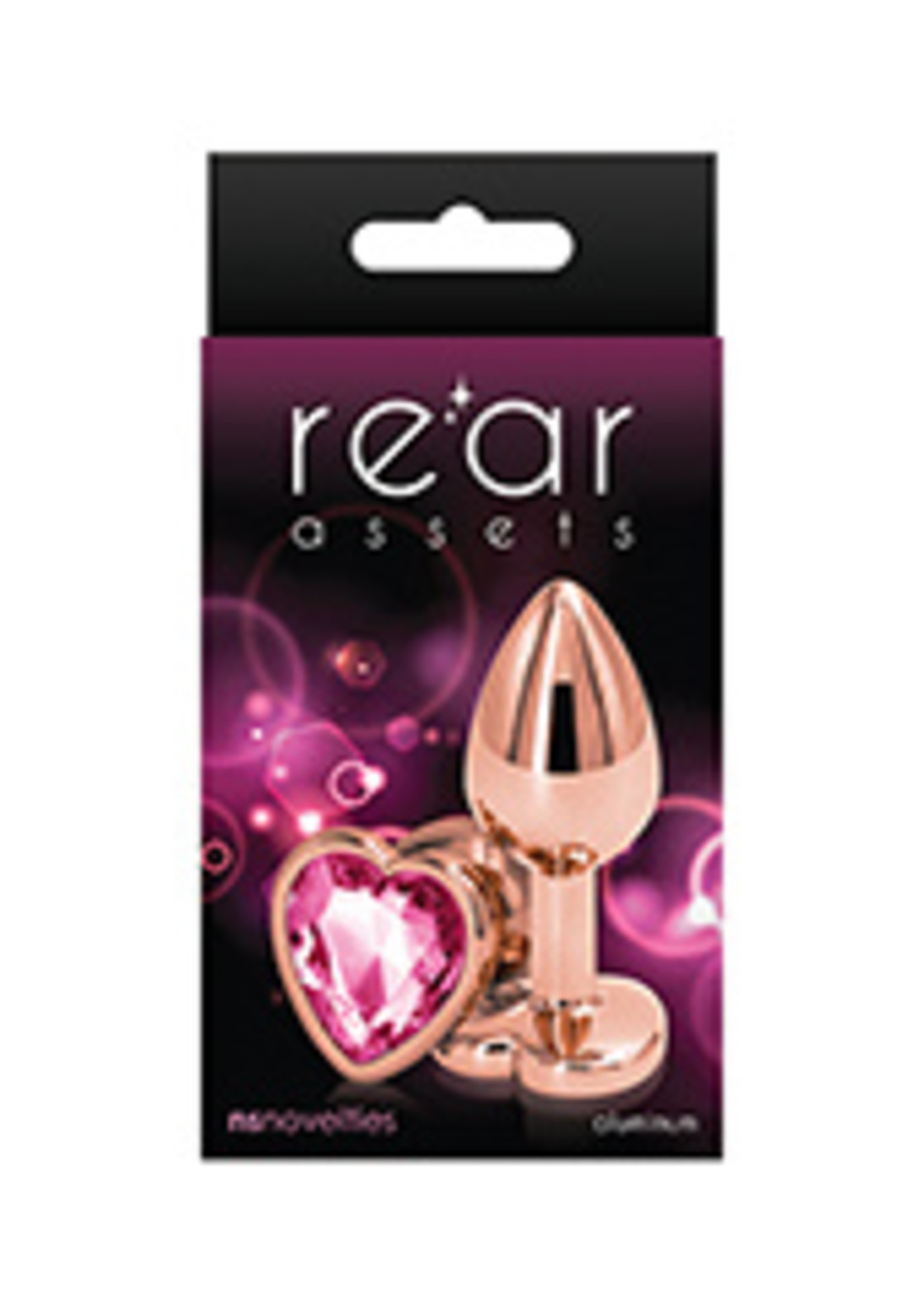 Rear Assets Rear Assets Rose Gold Heart Small - Pink