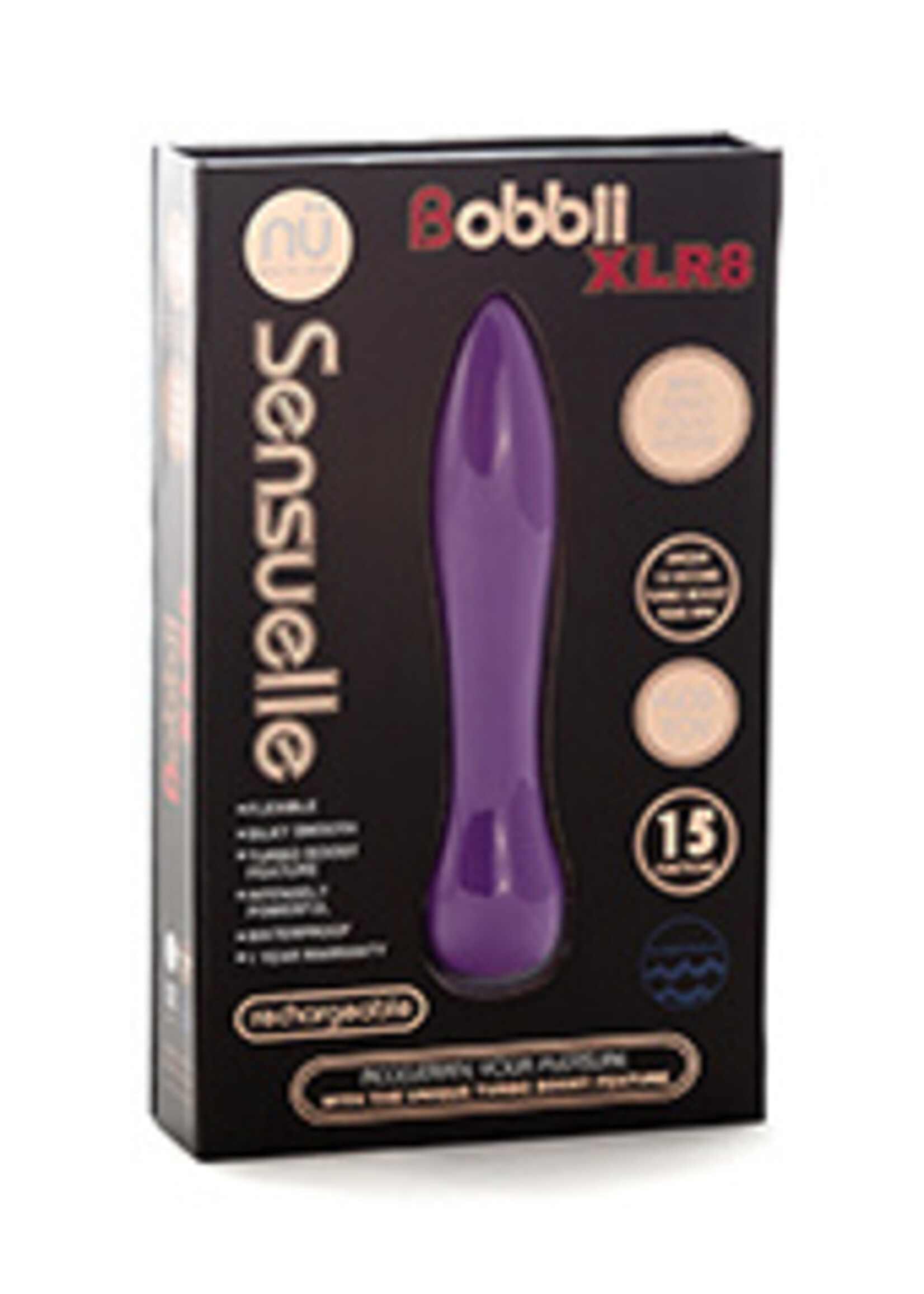 Nu Sensuelle Nu Sensuelle Bobbii Flexible Vibe XLR8 Turbo Boost - Ultra Violet