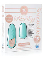 Nu Sensuelle Nu Sensuelle Remote Control Petite Egg 15 Function - Blue