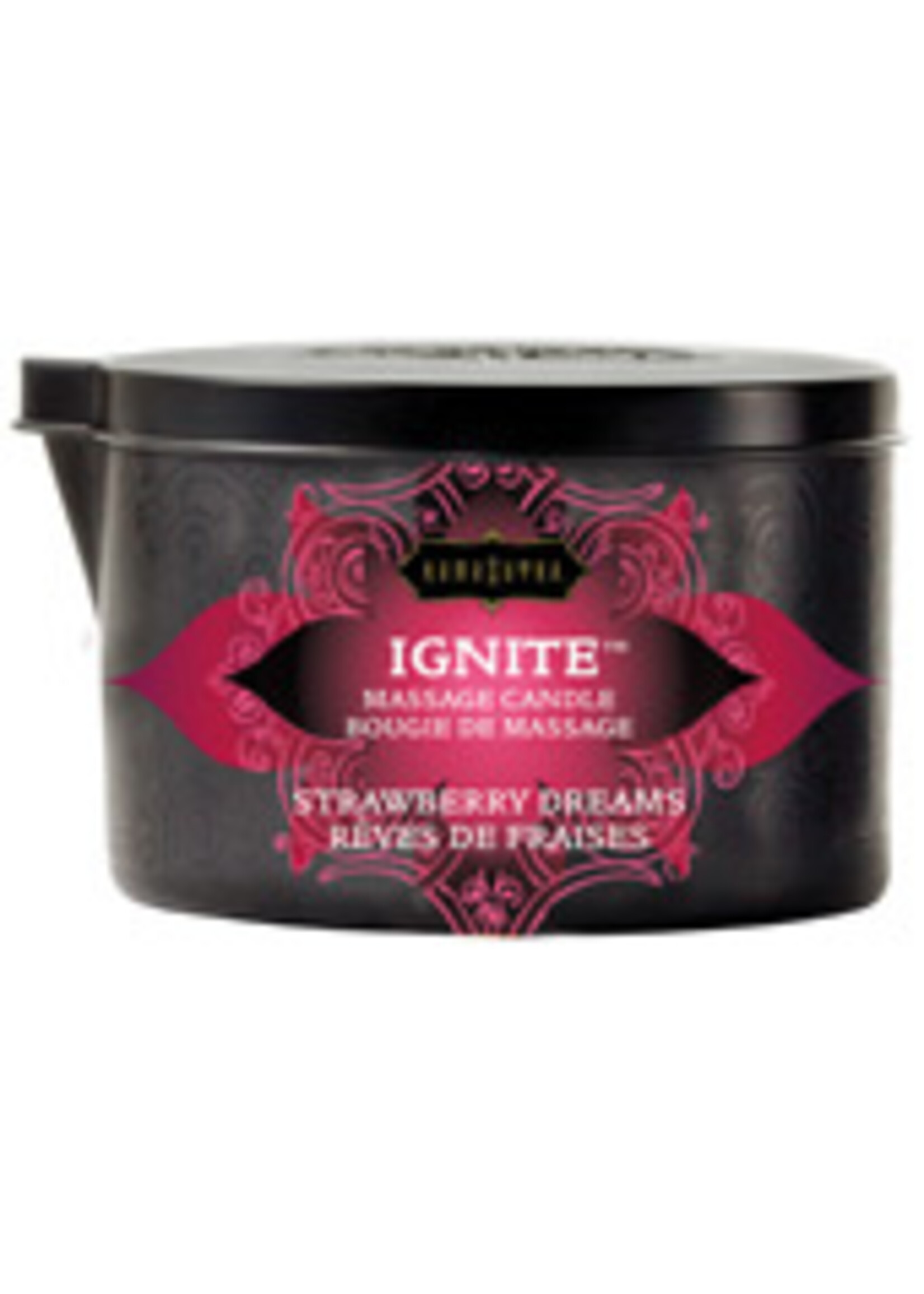 Kama Sutra Kama Sutra Ignite Massage Soy Candle - Strawberry Dreams